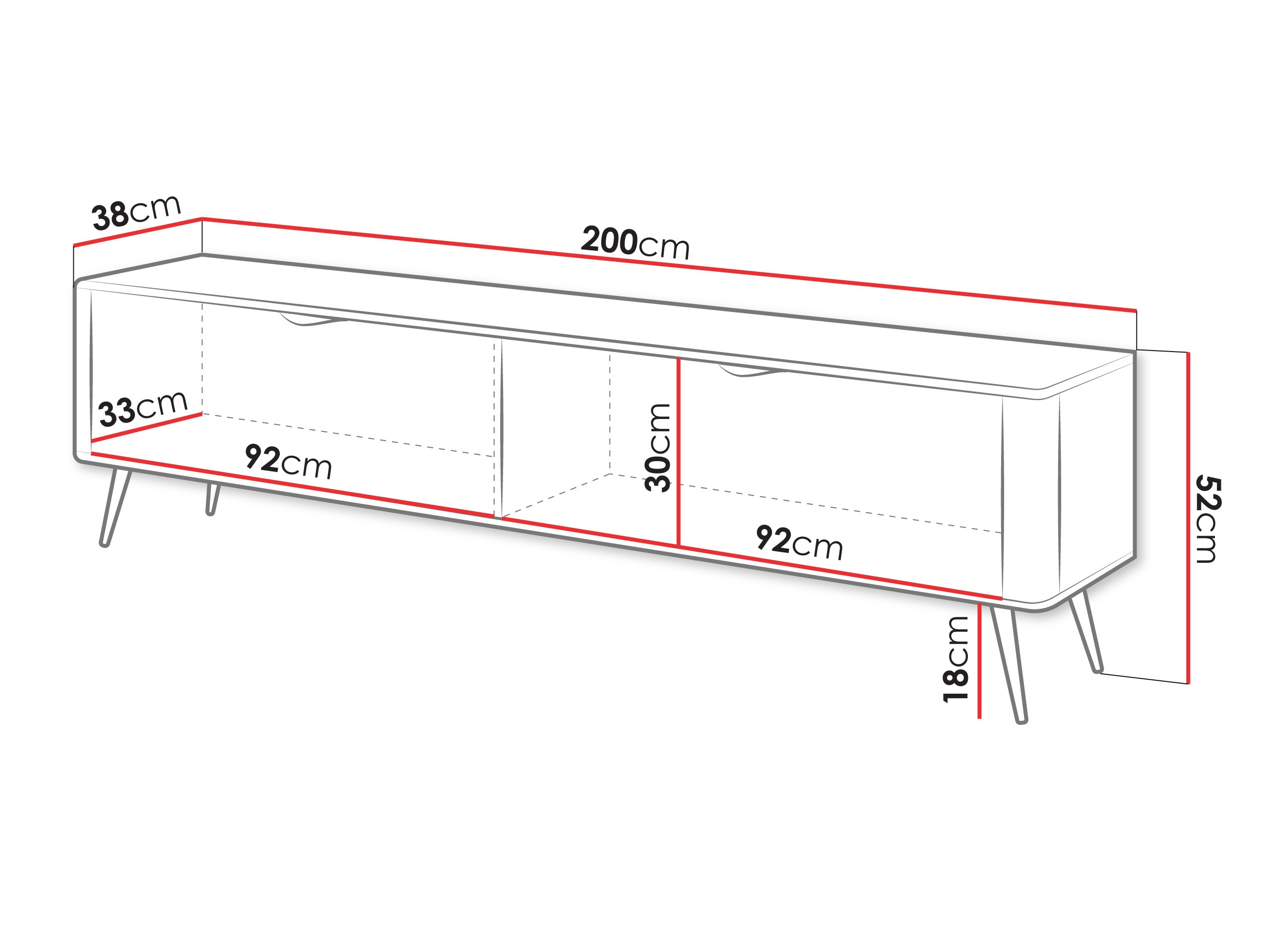 TV-taso Lectum I (Beige)