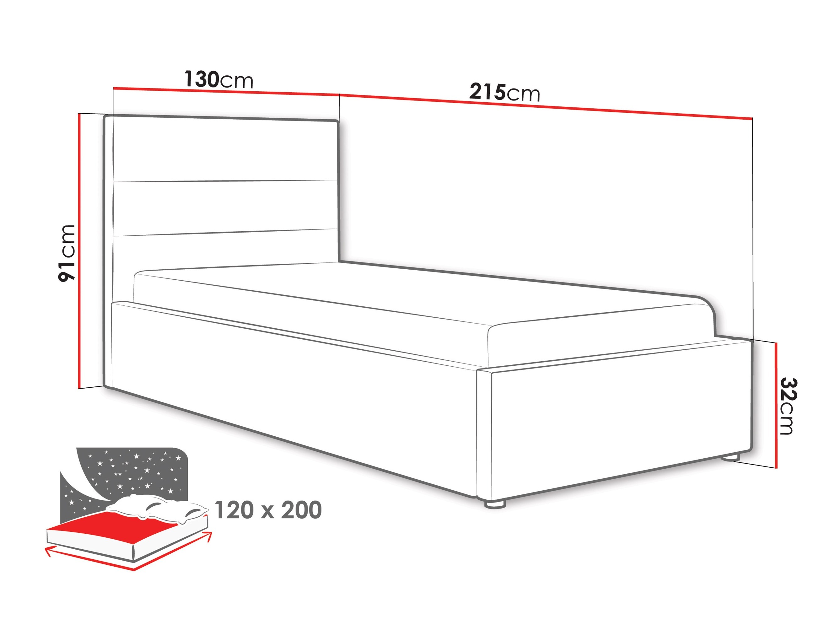 Sänky Comfivo 506 (Hlr 19)