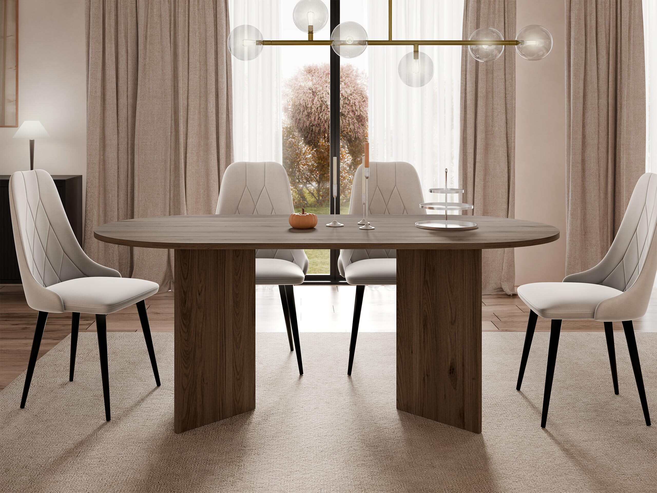 Pöytä Comfivo 508 (Pähkinä)