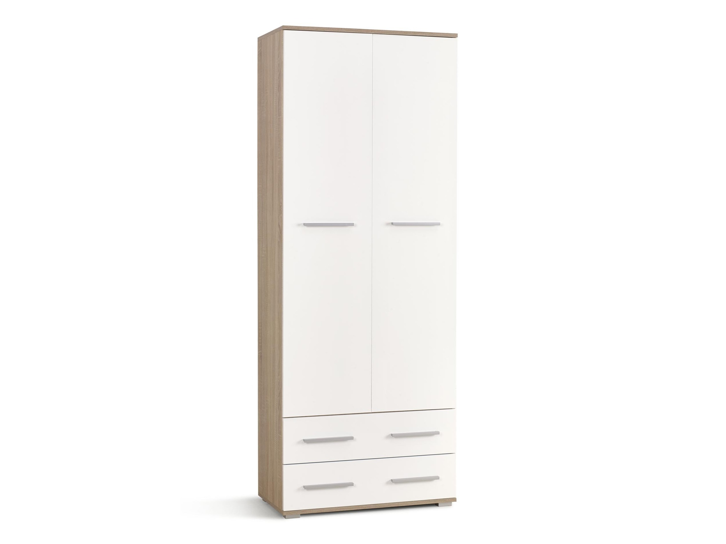 Hylly Cirveso 107 (Sonoma-tammi + Kiiltävä valkoinen)