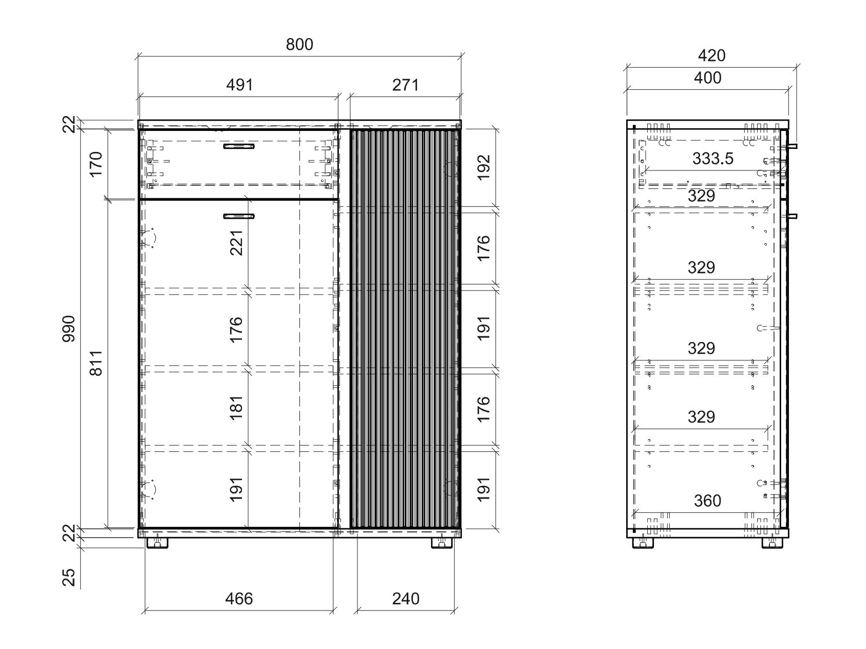 Kenkäkaappi Remcale 116