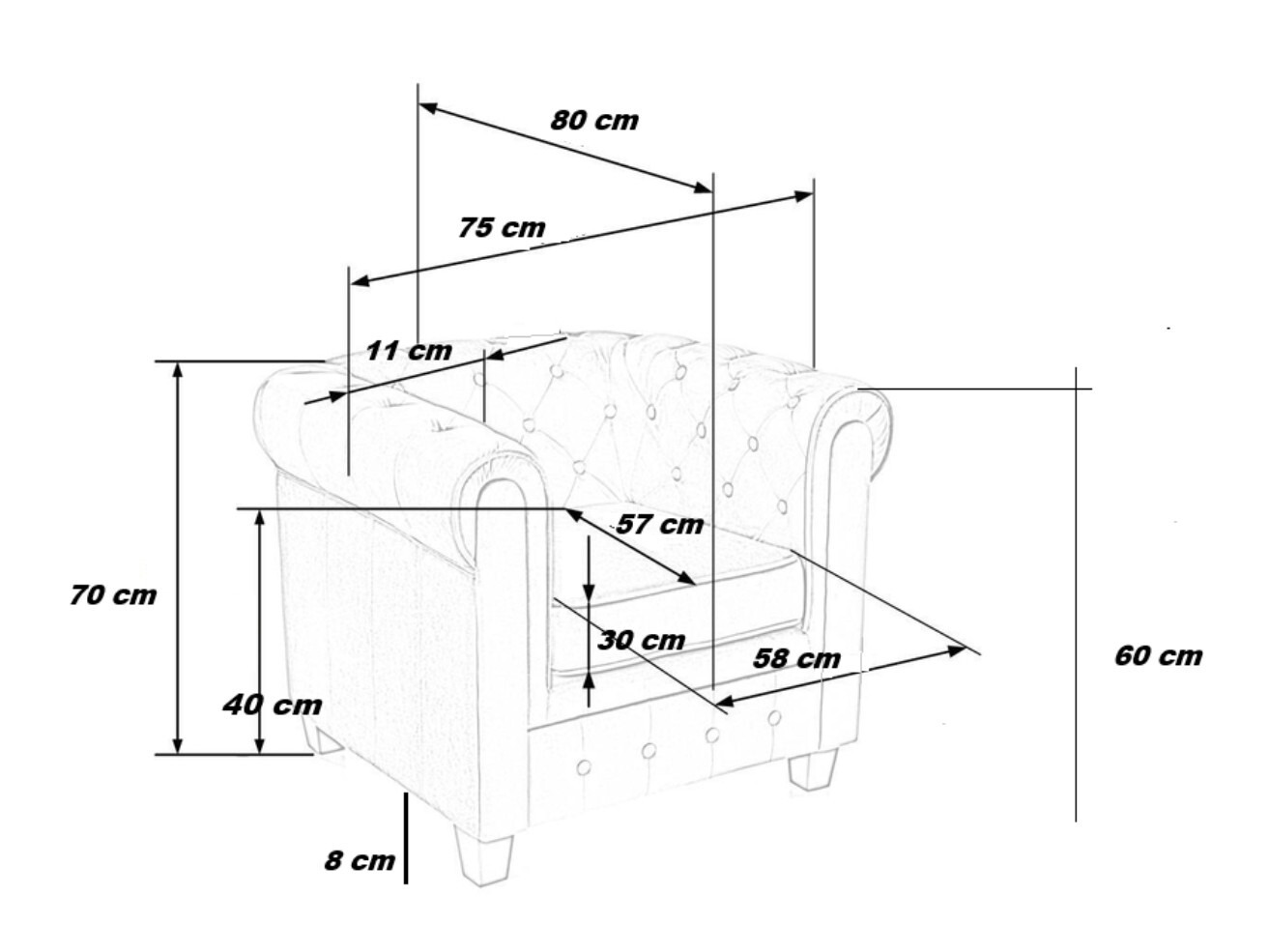 Nojatuoli Houston 2092 (Beige)