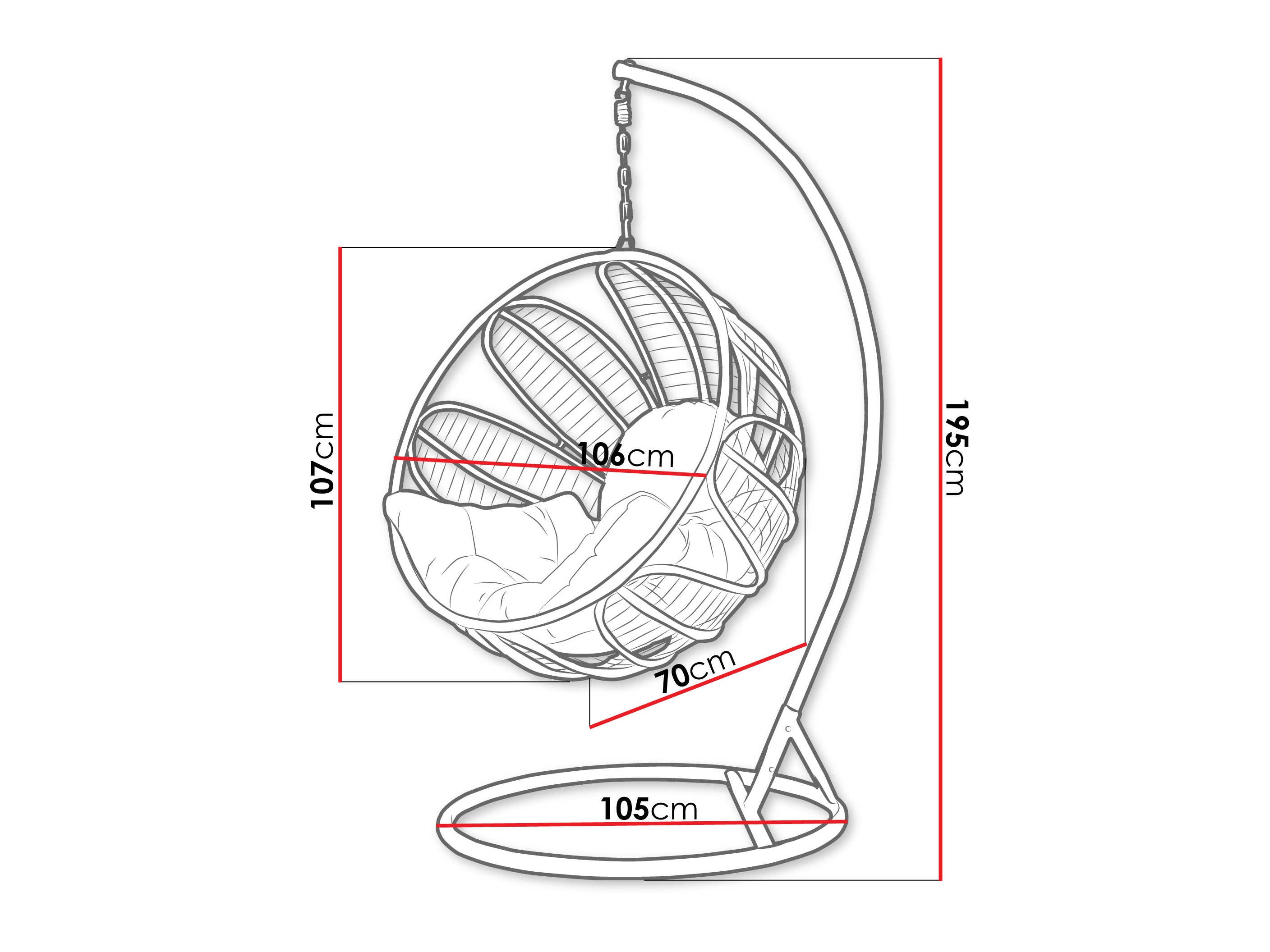 Riipputuoli Comfivo Ingenium (Beige)