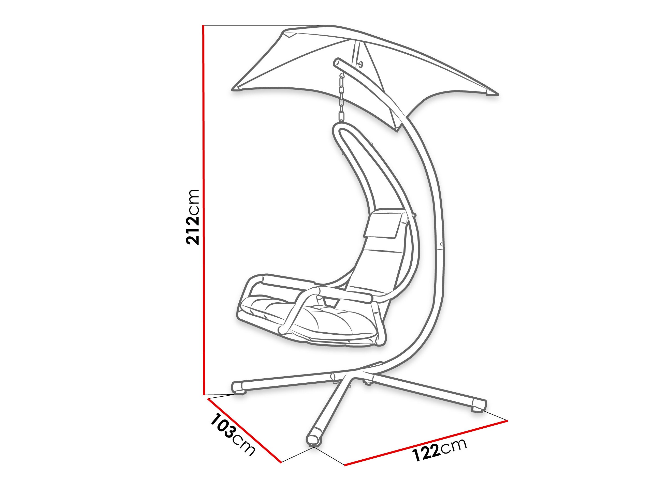 Riipputuoli Comfivo Myrtus II