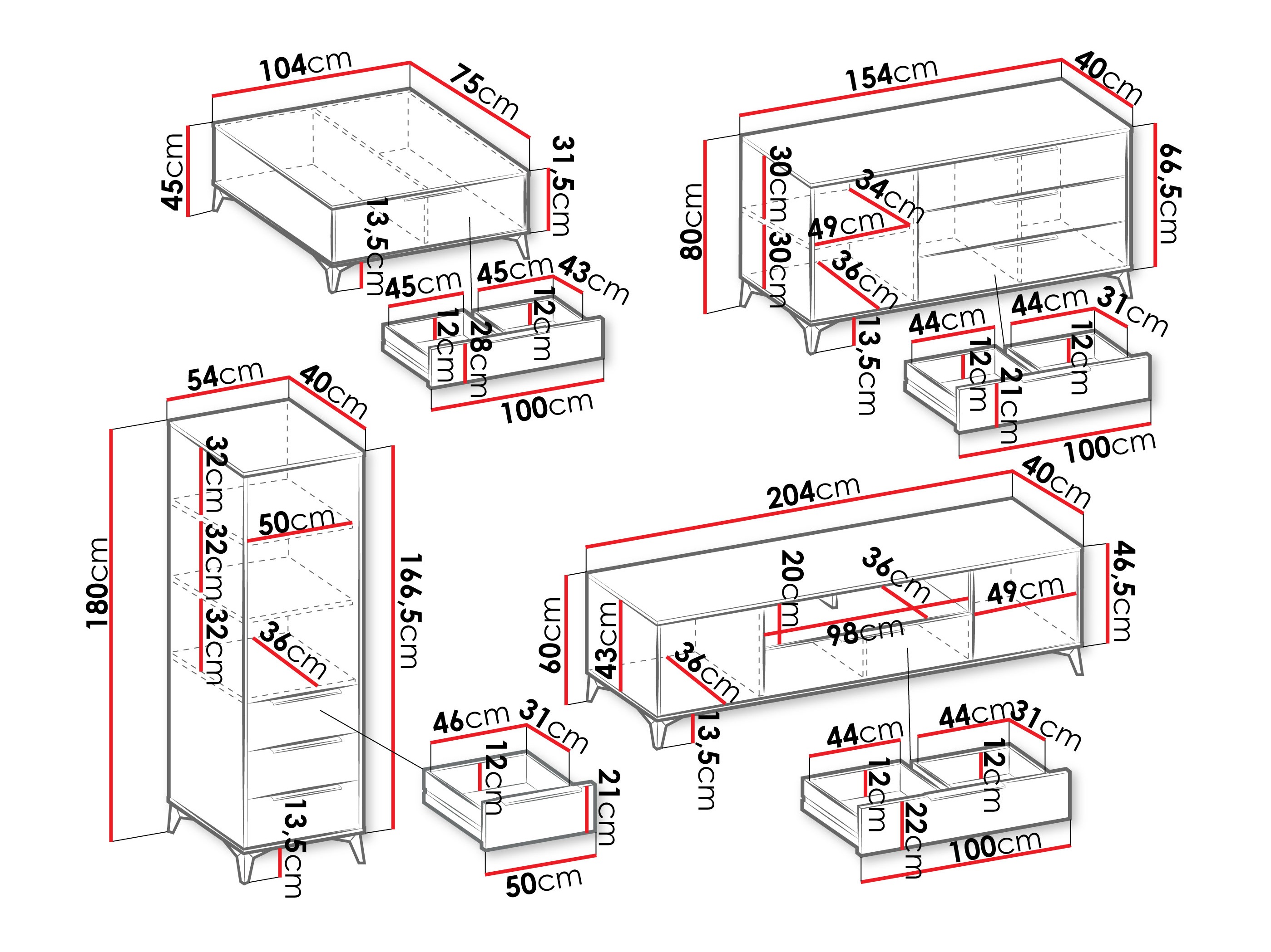 Olohuonesetti Comfivo Citrus IV
