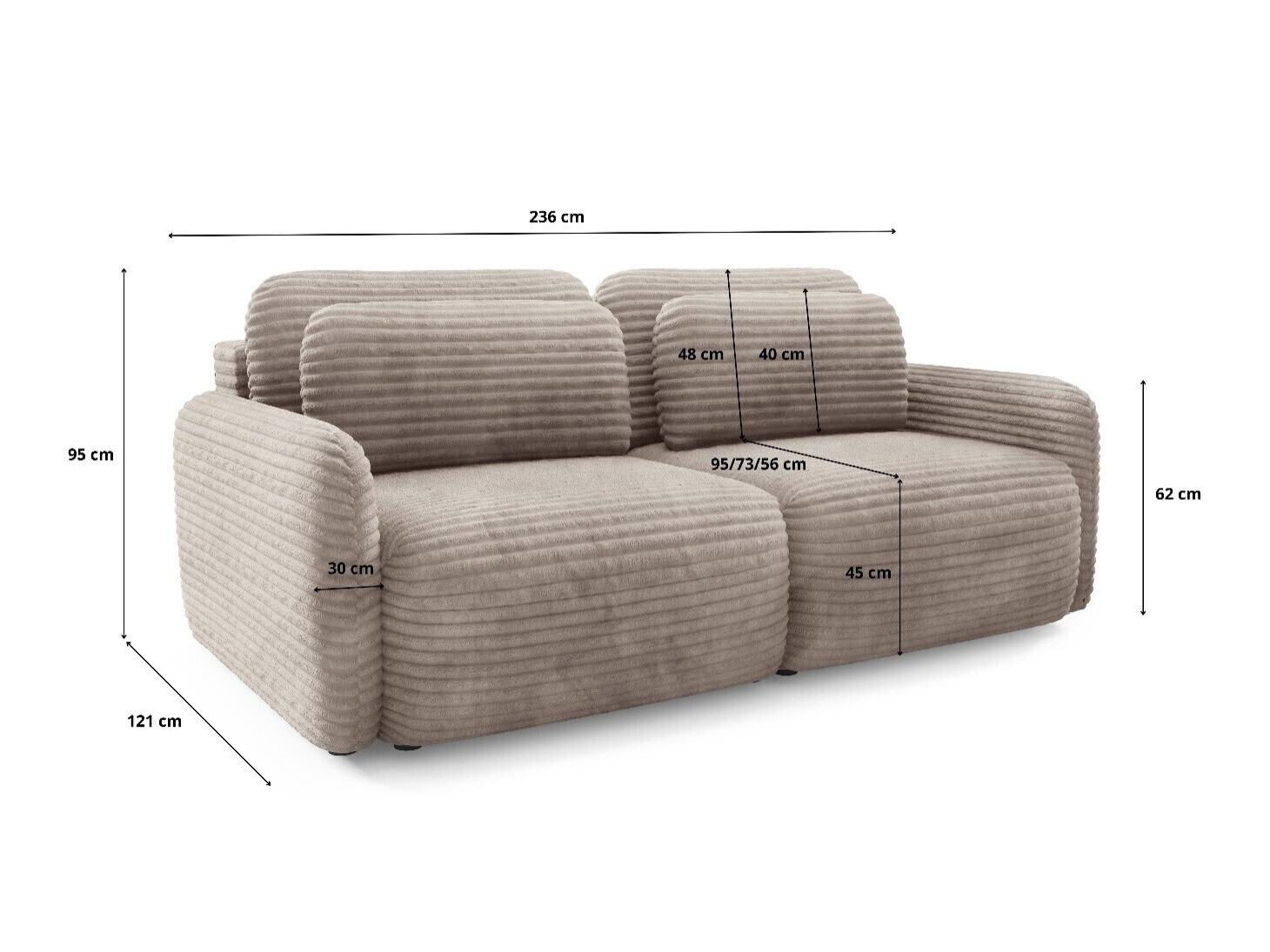 Vuodesohva Franklin 216 (Ambience 1)