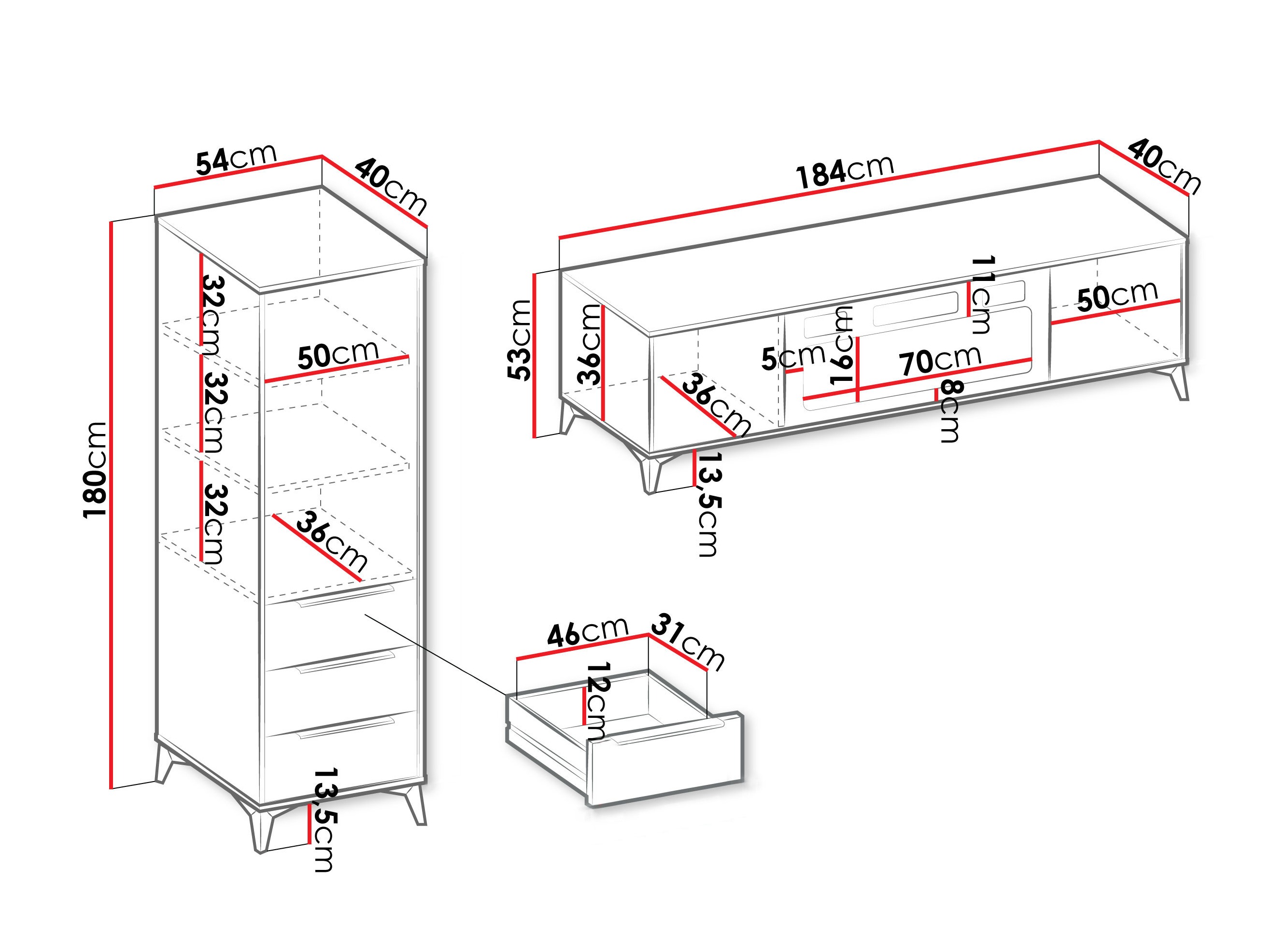 Olohuonesetti Comfivo Enoteo 110