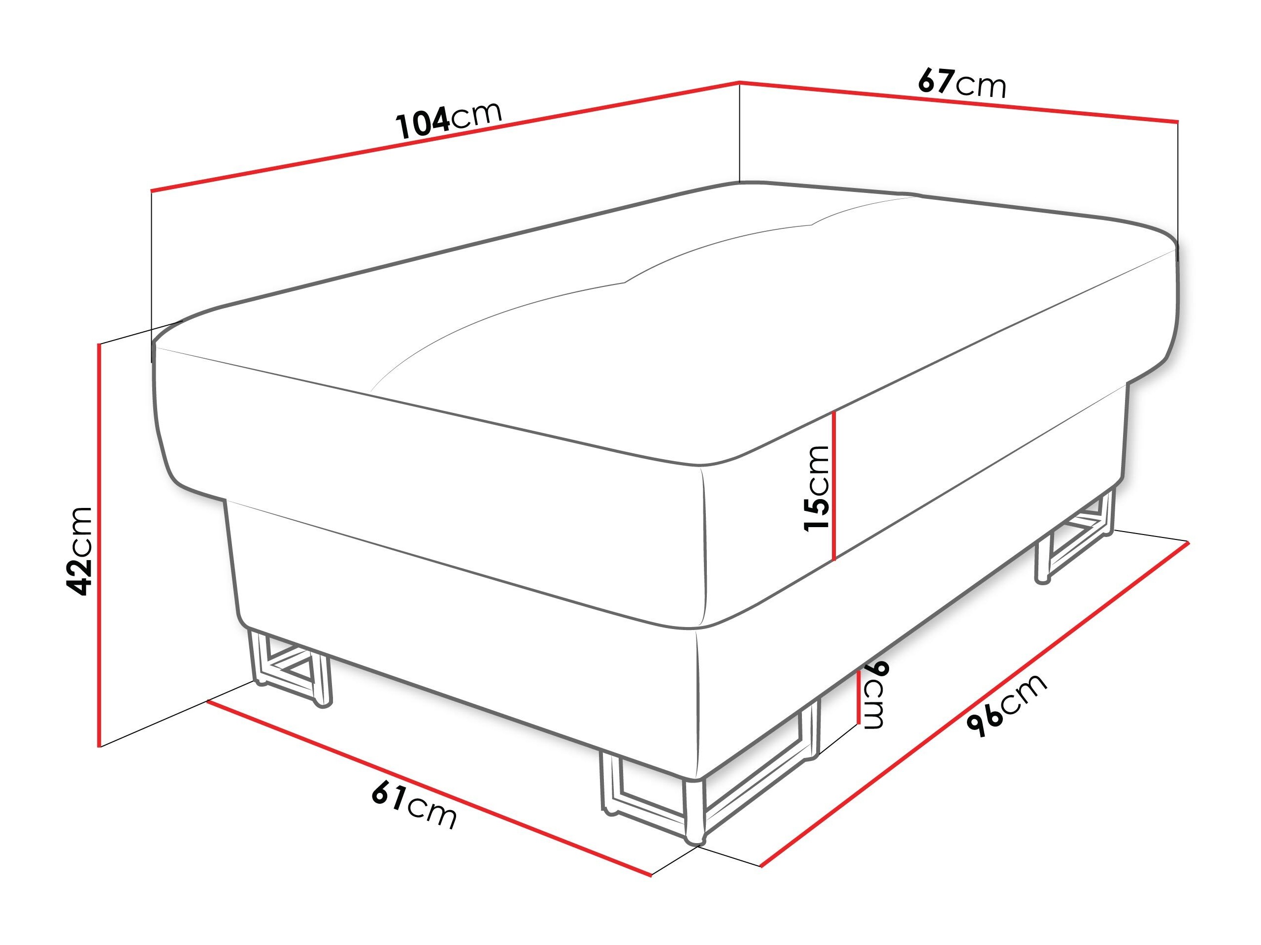 Verhoiltu penkki Comfivo Ruta (Magic Velvet 2216)