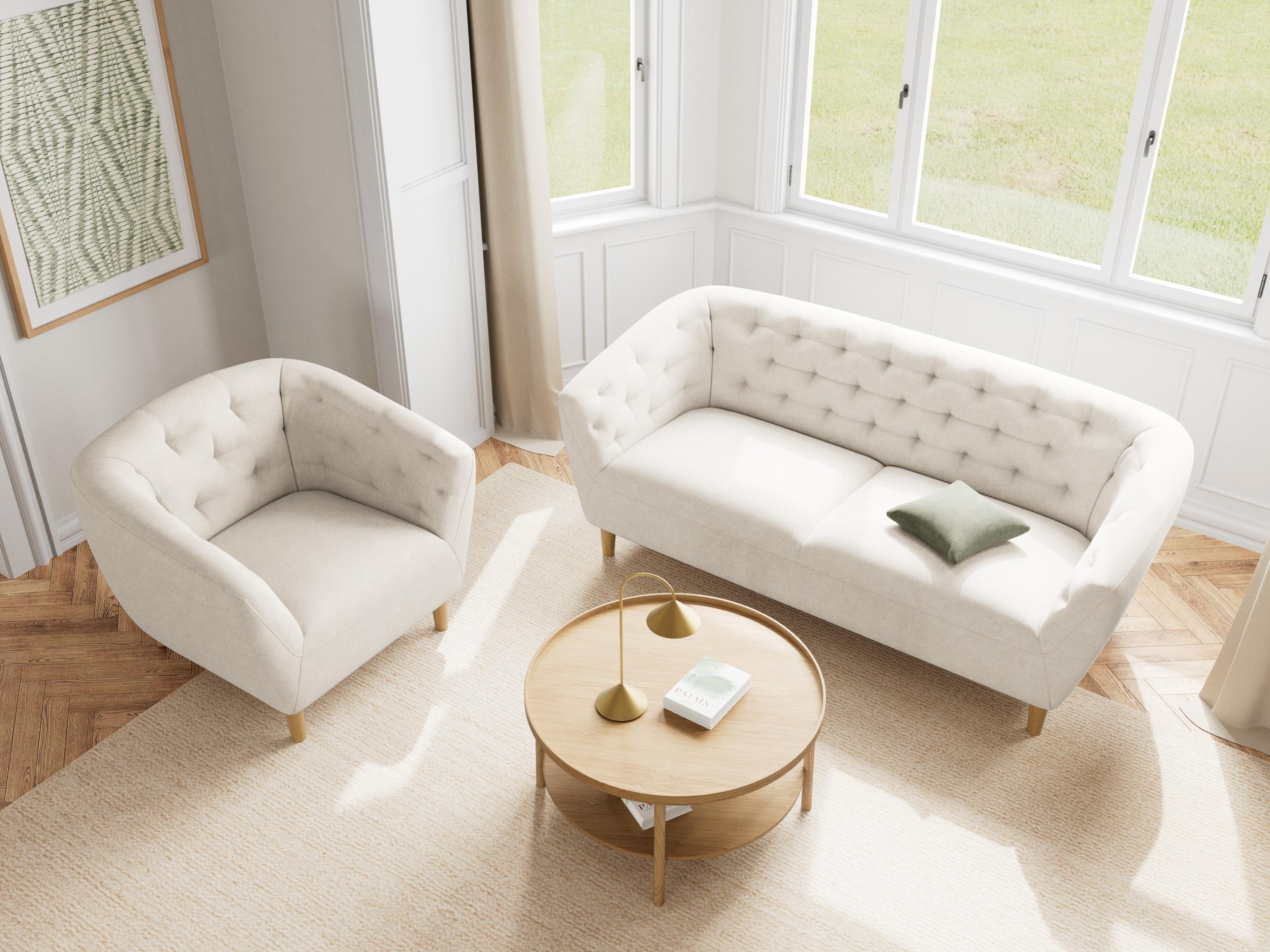 Chesterfield-nojatuoli Norsica 1054