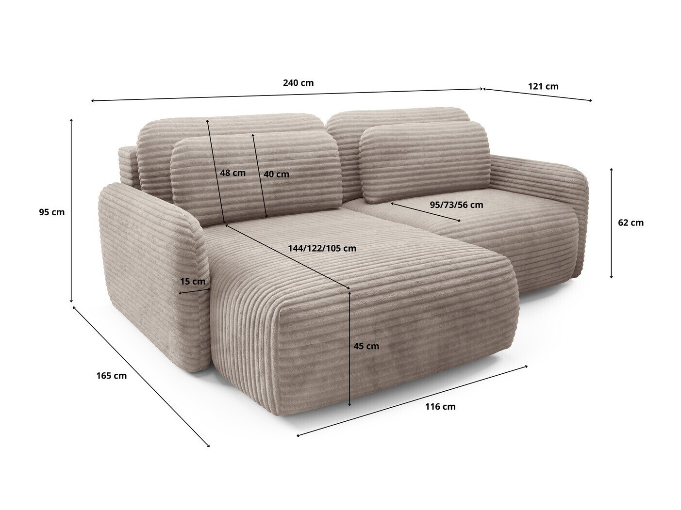 Kulmasohva Franklin 217 (Ambience 1)