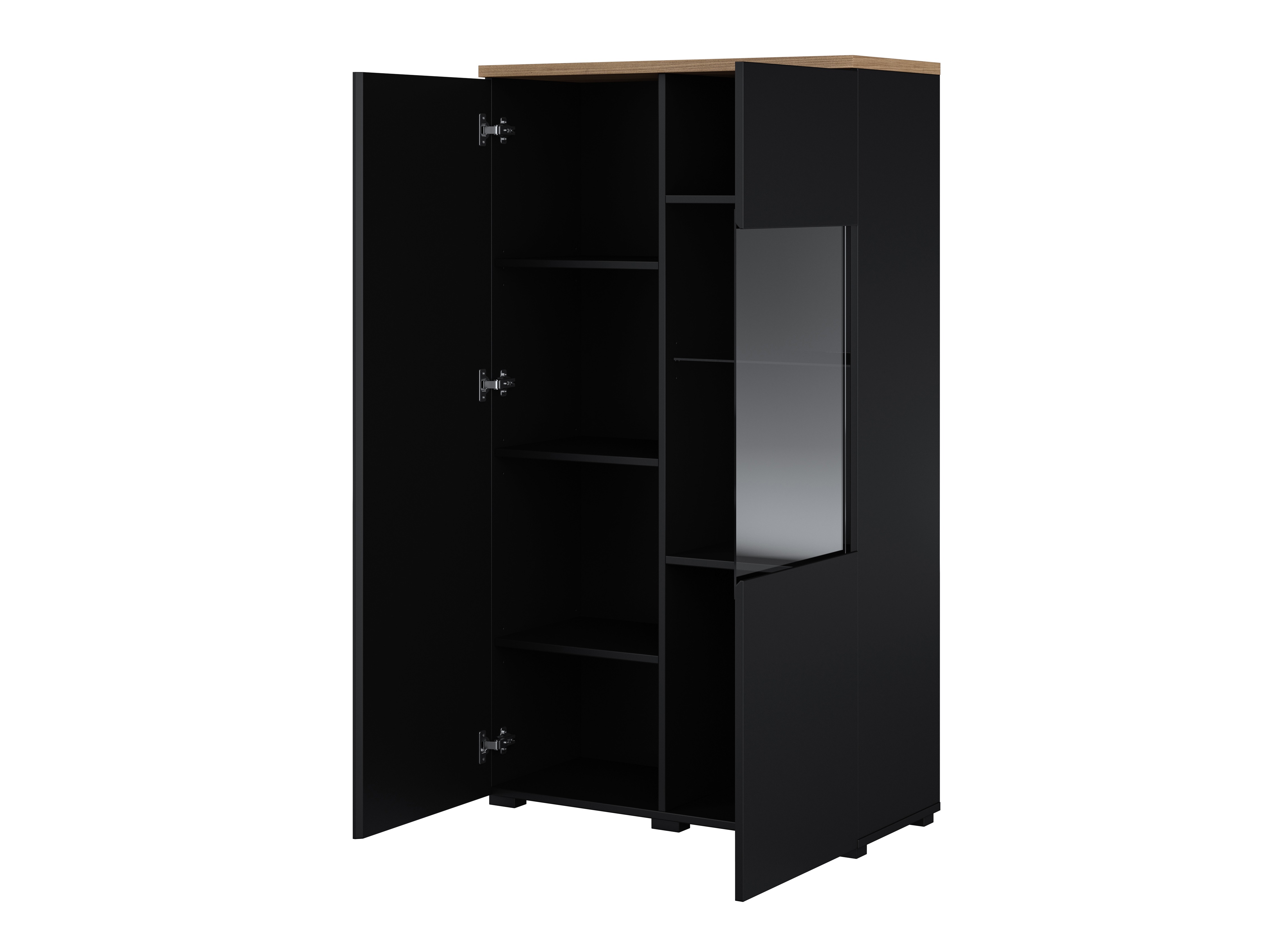 Hylly Baletu 108 (Musta + Tammi)