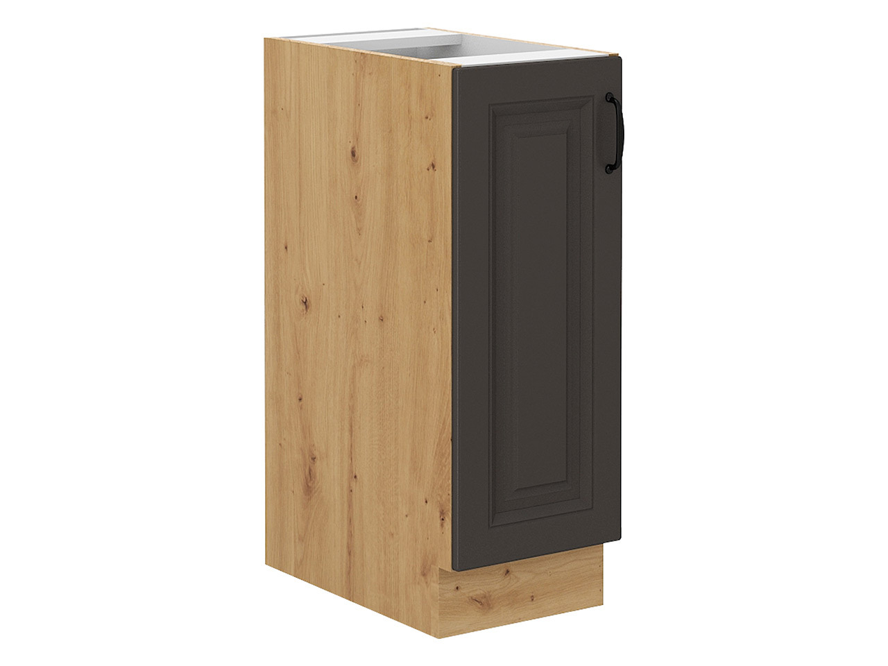 Modulaarinen kaappi ulosvedettävällä korilla Retro Grey 102