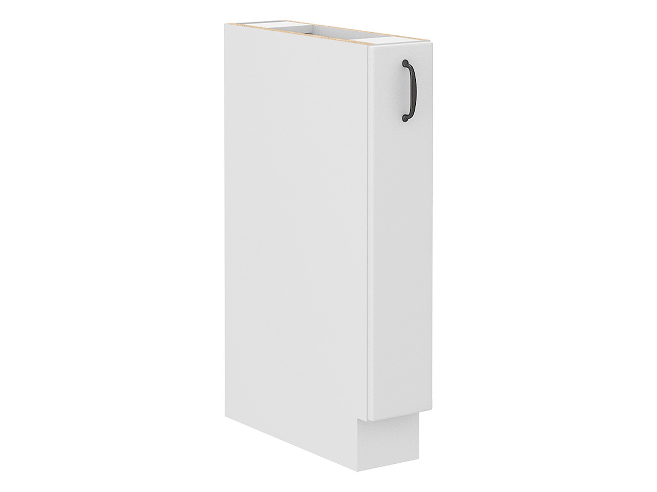 Modulaarinen kaappi ulosvedettävällä korilla Retro White 101