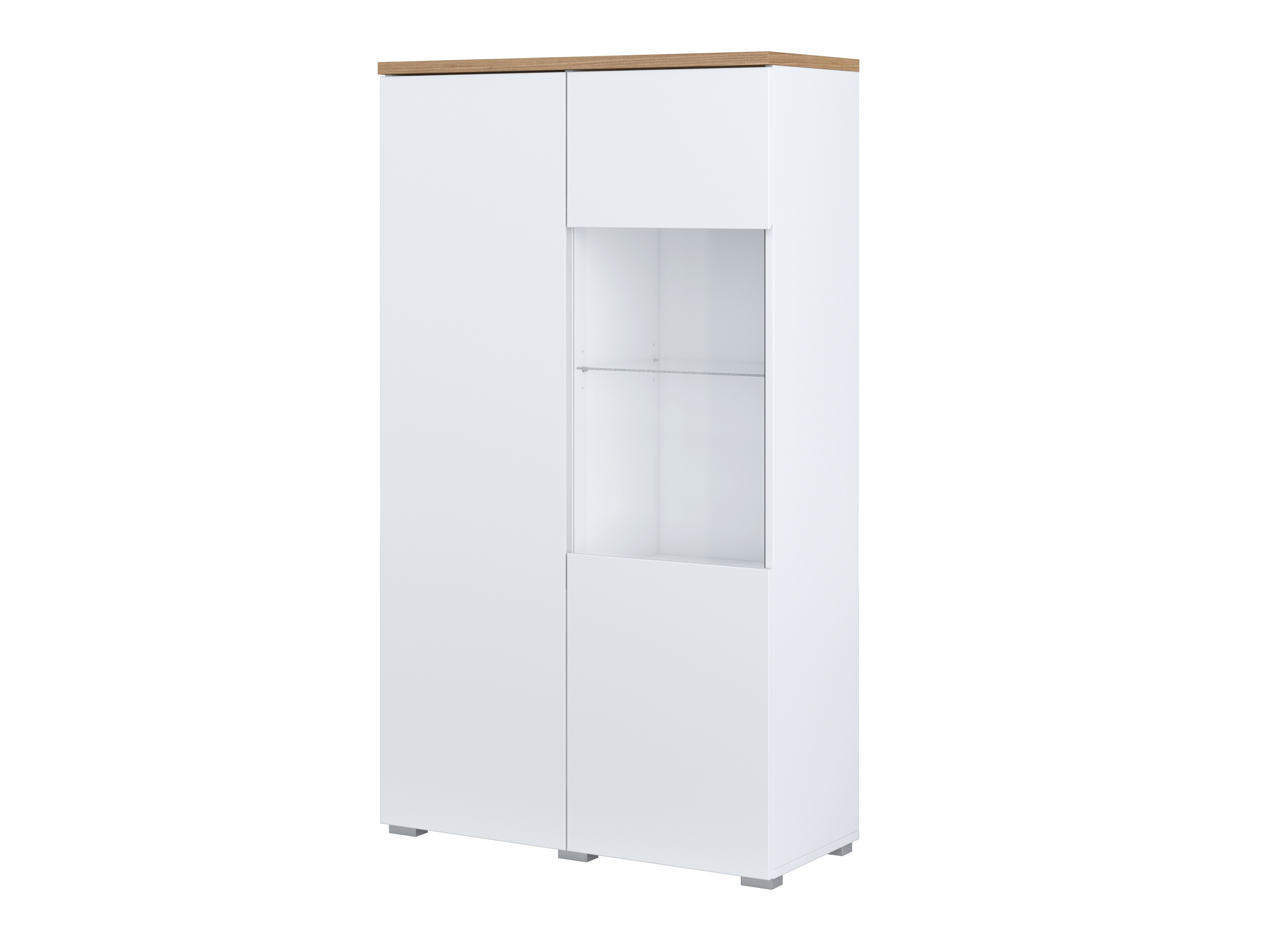 Hylly Baletu 108 (Valkoinen + Tammi)