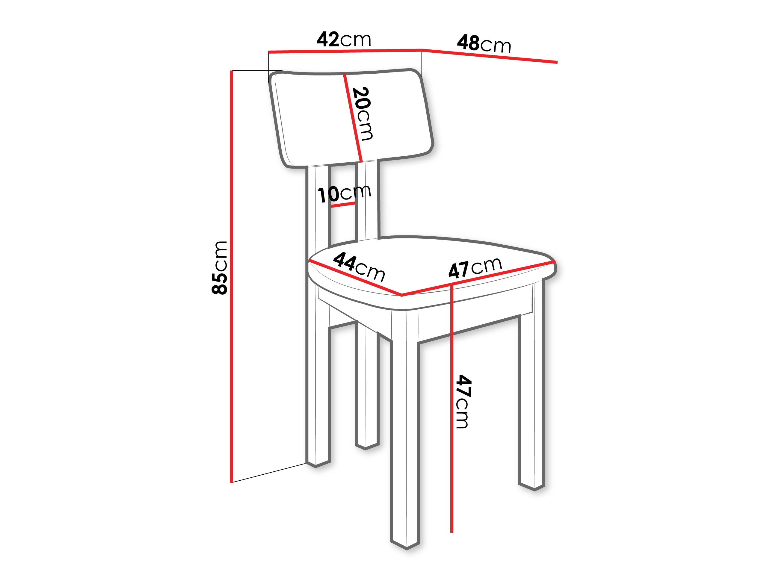 Tuoli Victorville 382 (Pähkinä)