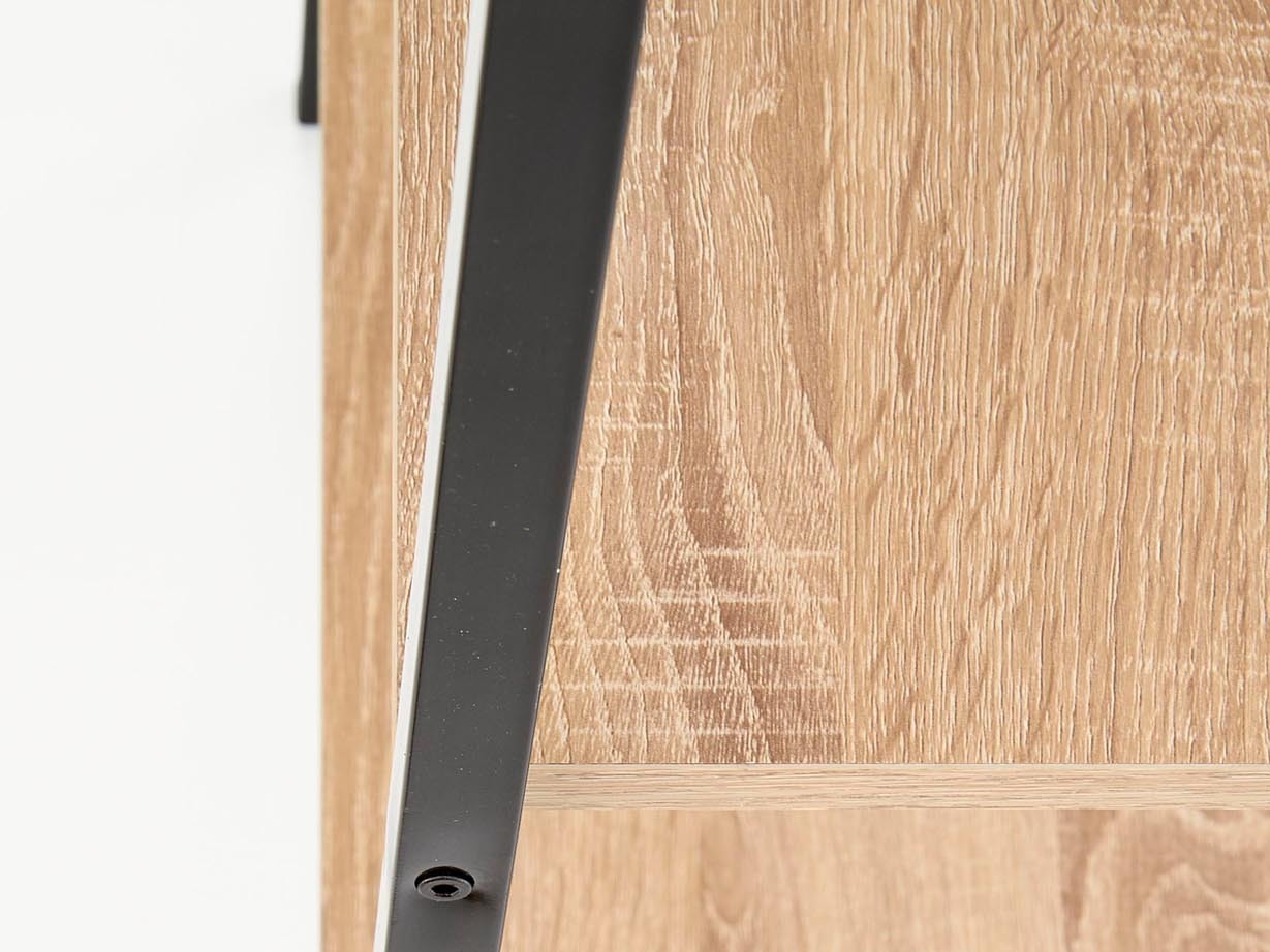 Hylly Houston 1891 (Sonoma-tammi + Musta)