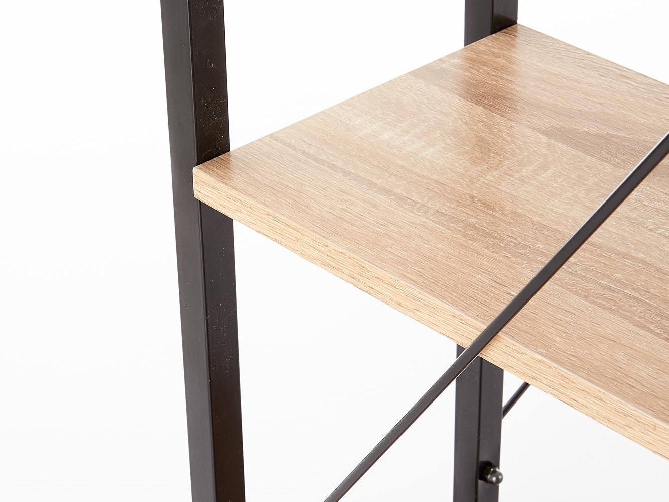 Työpöytä Houston 1888 (Sonoma-tammi + Musta)