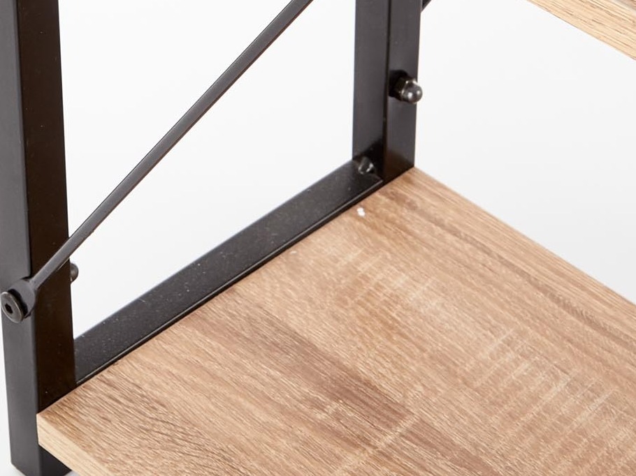 Työpöytä Houston 1888 (Sonoma-tammi + Musta)