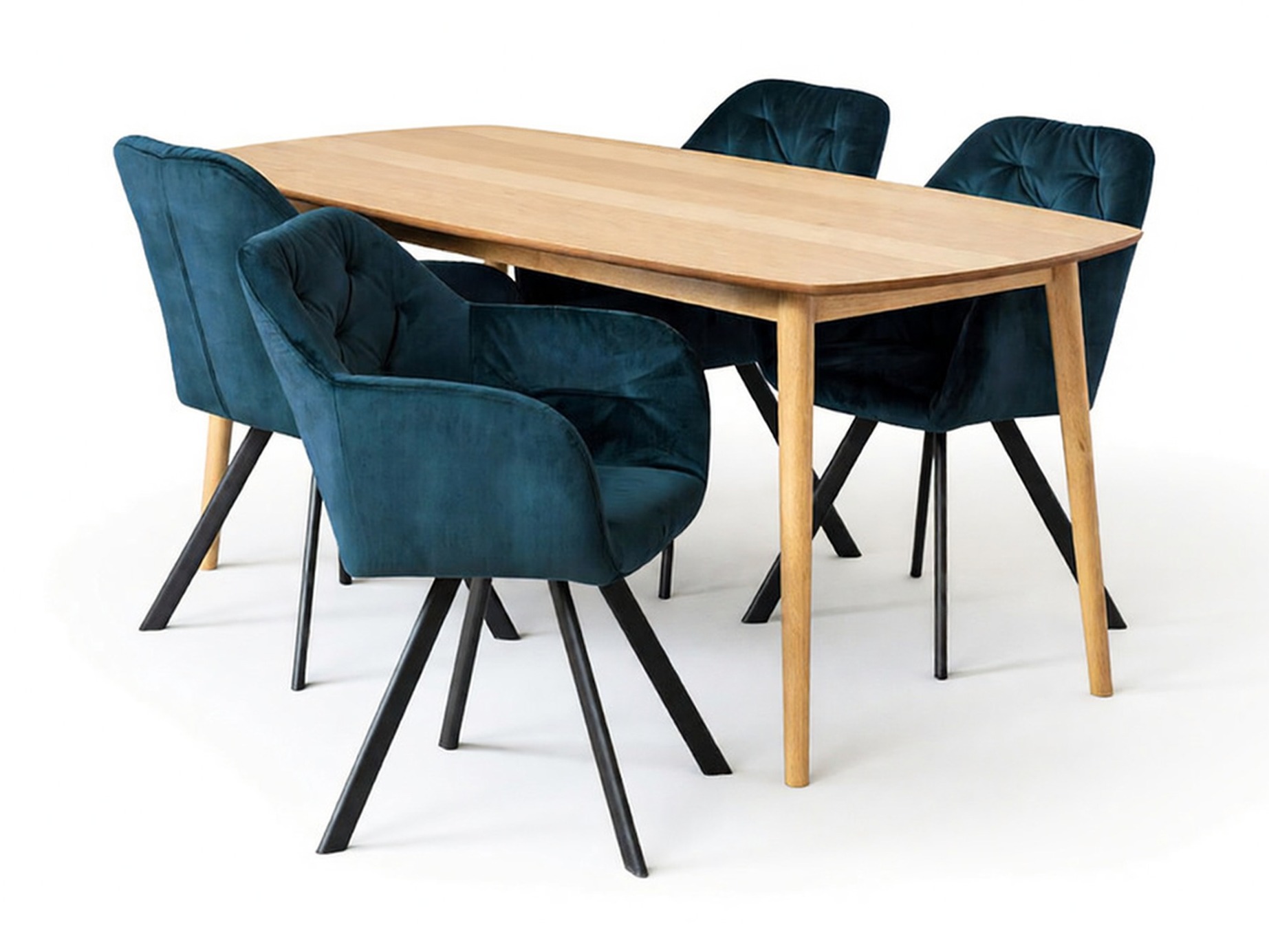 Ruokailuryhmä Norsica Daltea 117 (Tummansininen + Musta)