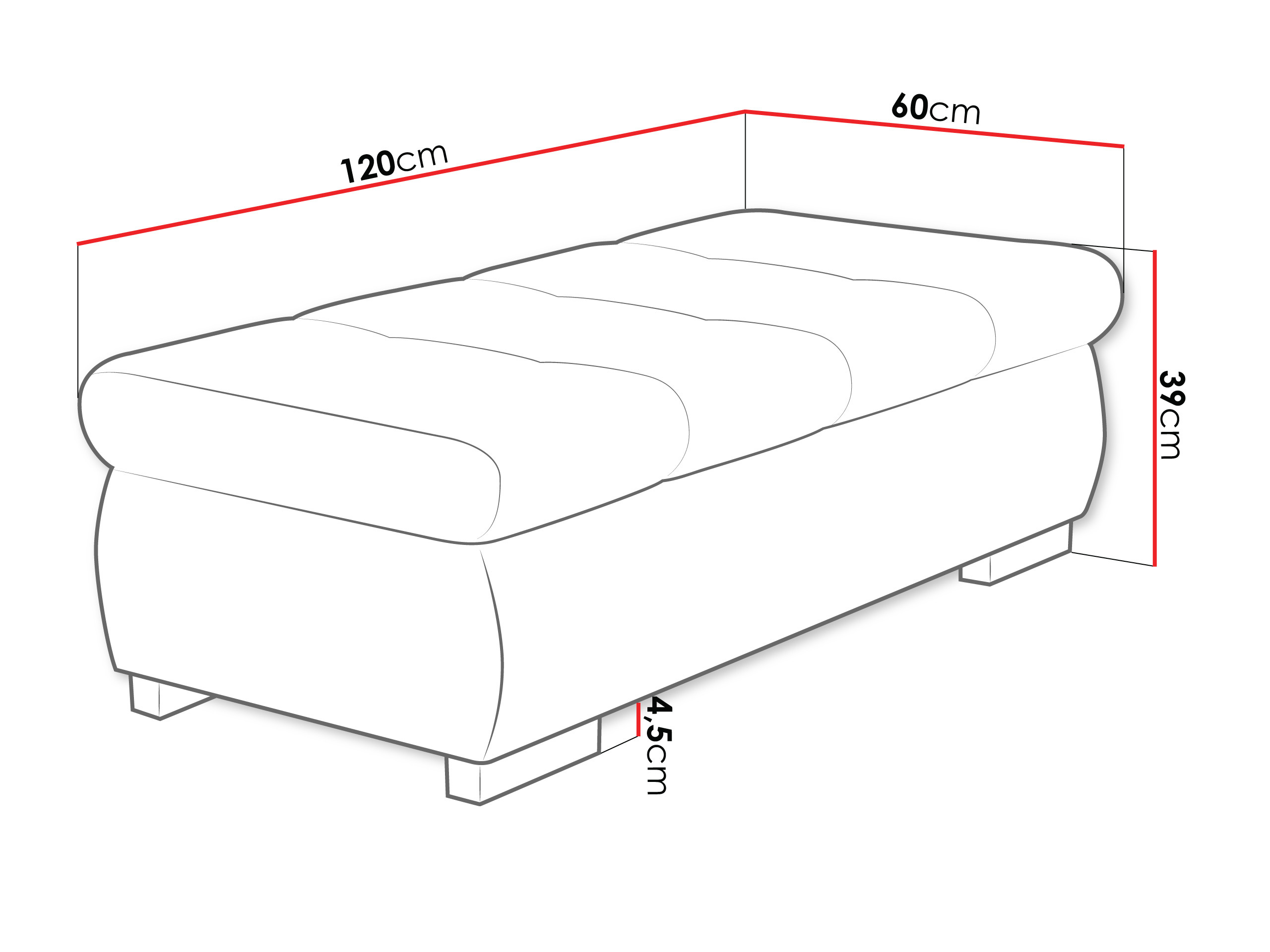 Verhoiltu penkki Comfivo Nitor I (Venus Velvet 2932)