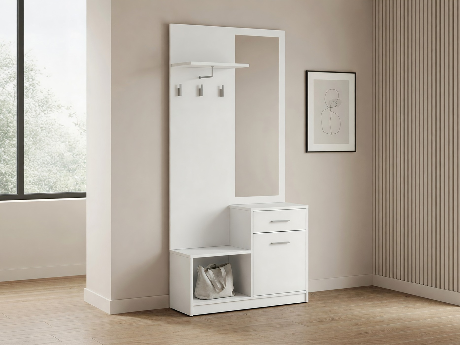 Eteissetti Novsore 121 (Valkoinen)