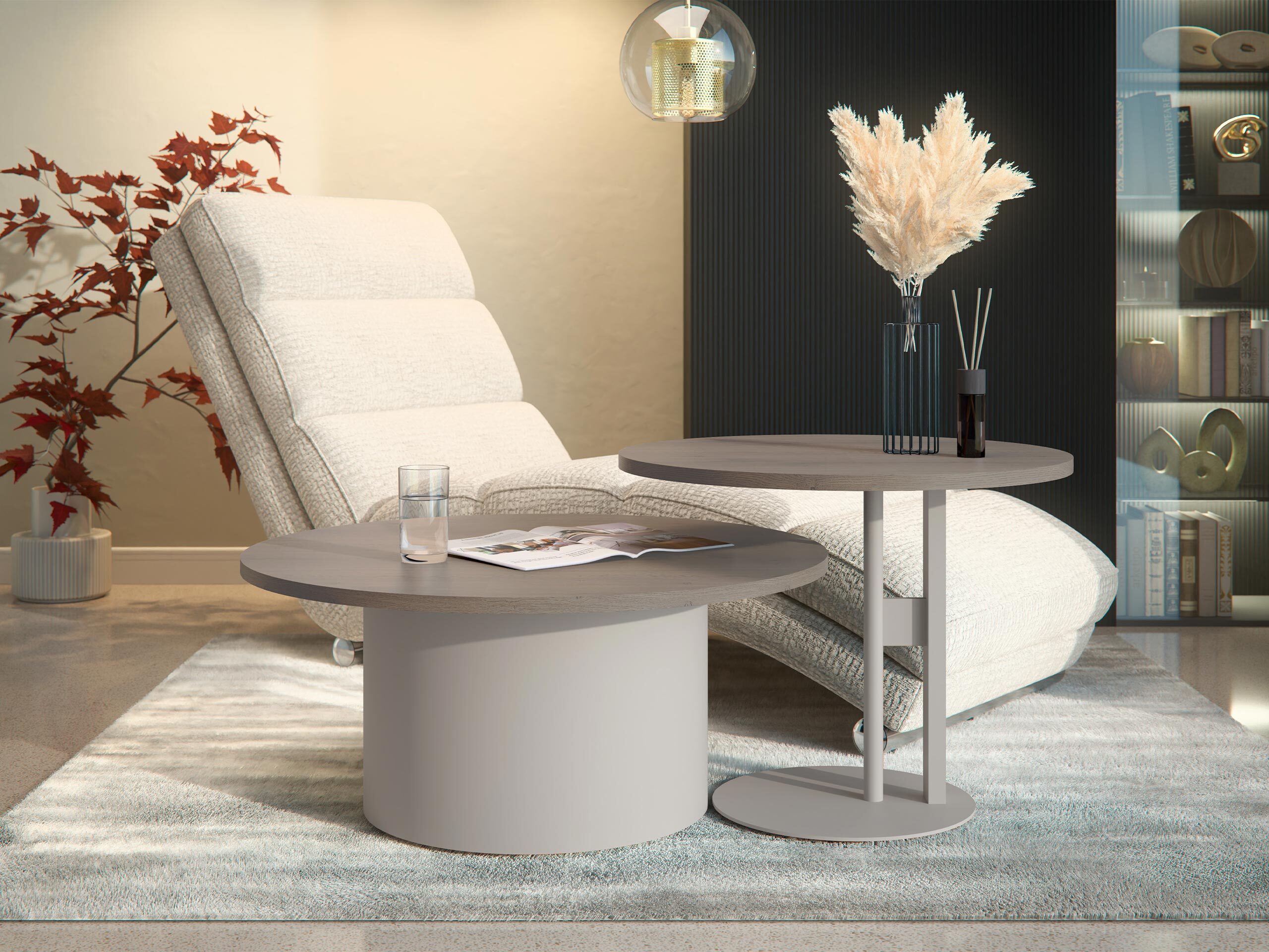 Sohvapöytäsetti Oswego 160 (Tammi)