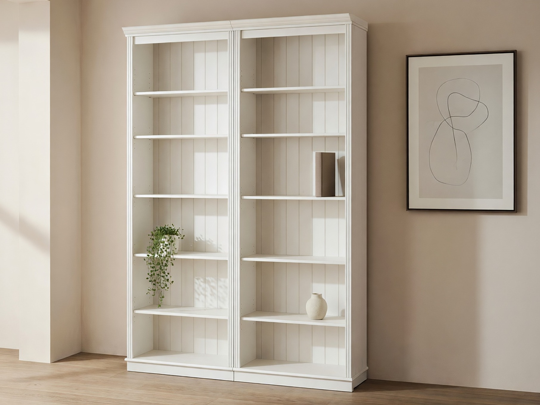 Hyllysetti Saltoro 116 (Valkoinen)