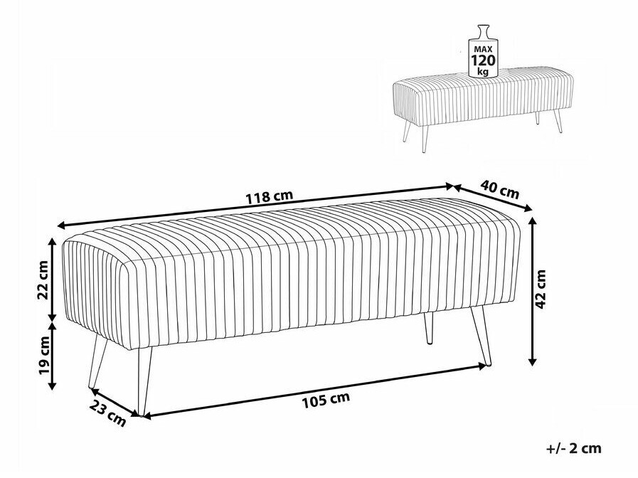 Verhoiltu penkki SE3054