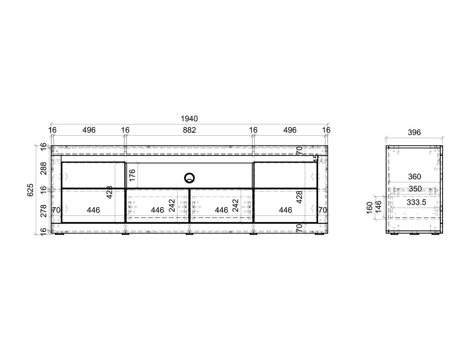 Olohuonesetti Ophtola 121 (Vasen)
