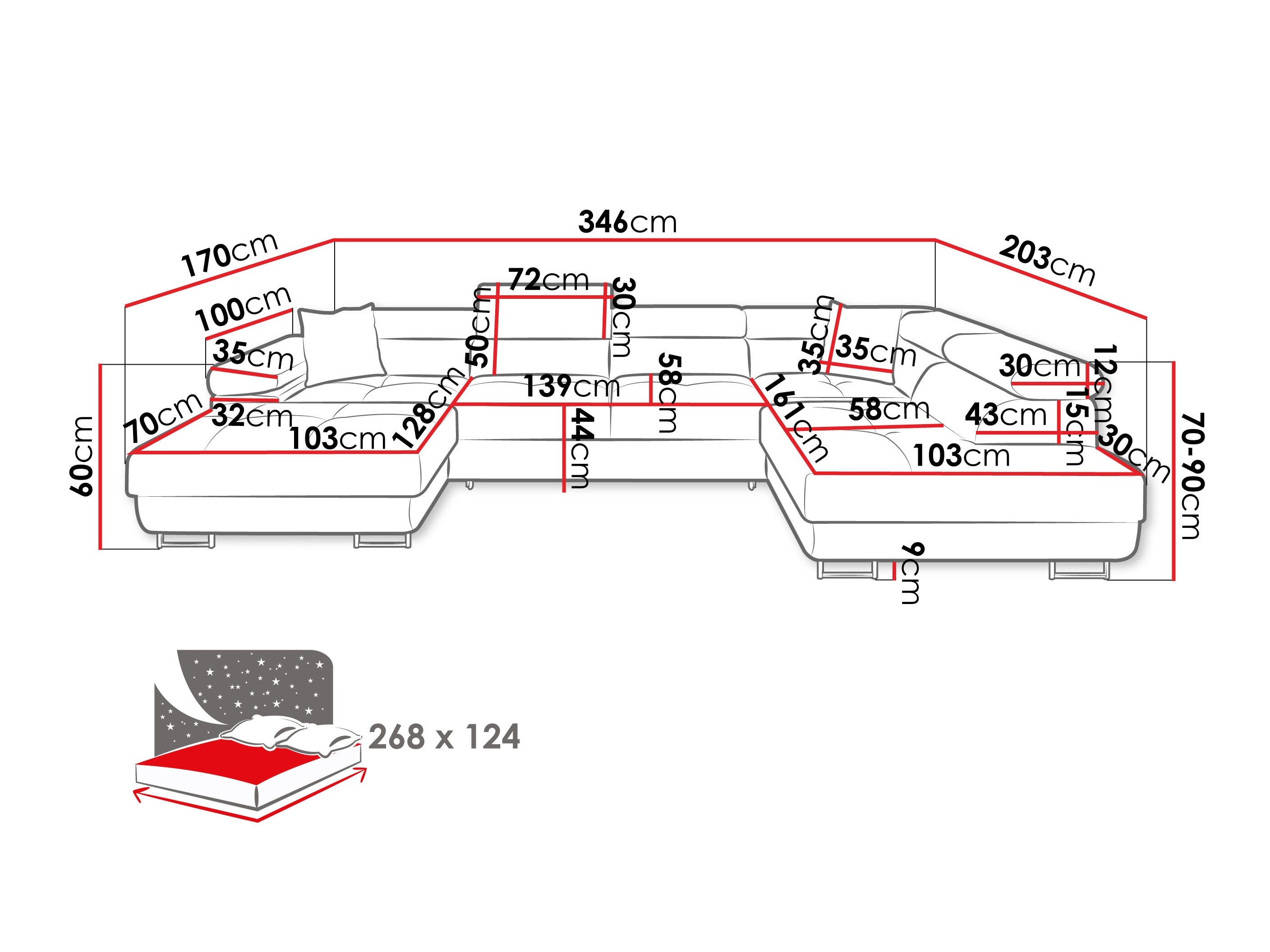 Kulmasohva Comfivo Vinetum III (Manila 02)
