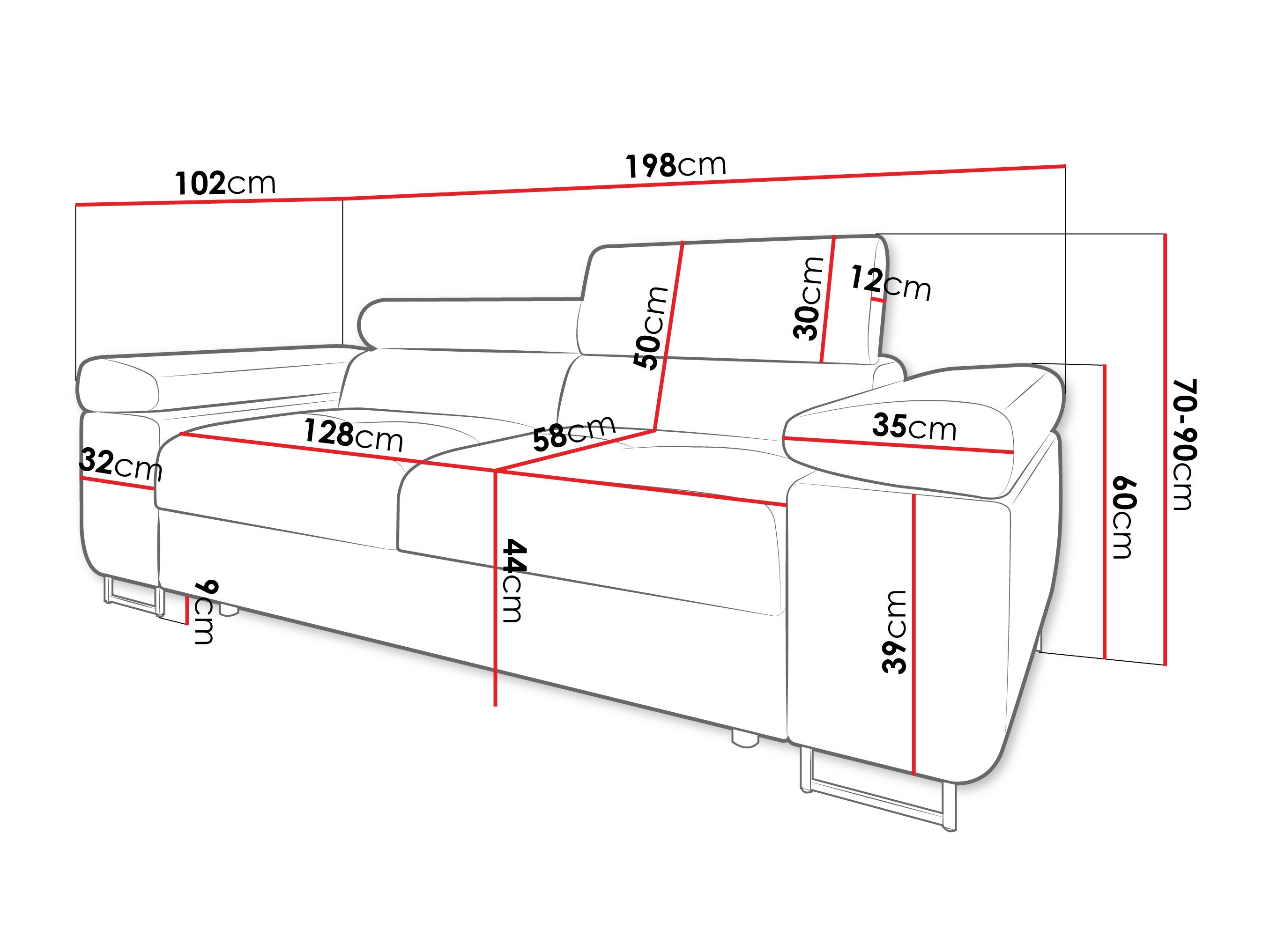 Sohva Comfivo Vinetum II (Margo 227.09)
