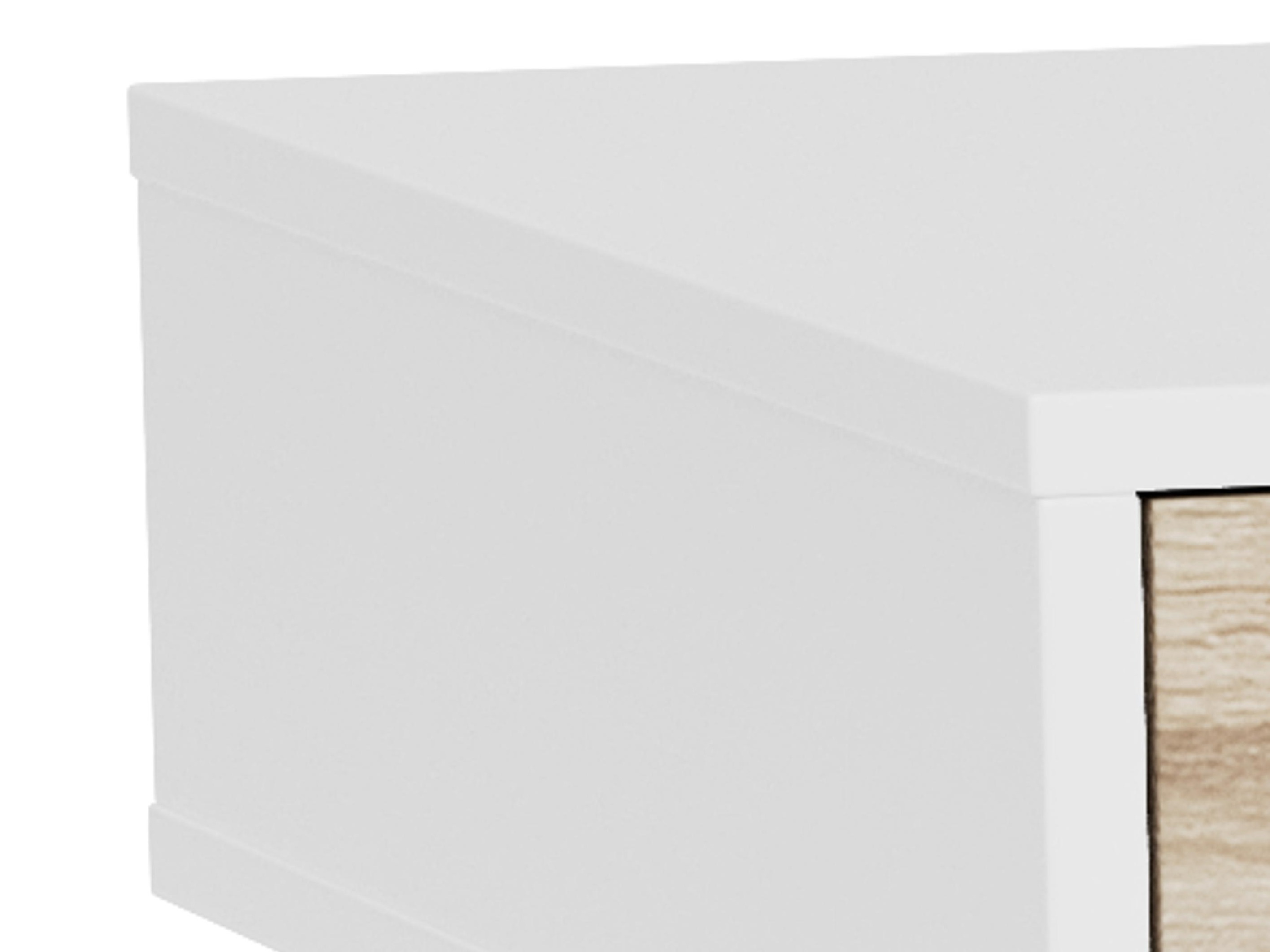 Työpöytä Norsica 113 (Valkoinen + Tammi)