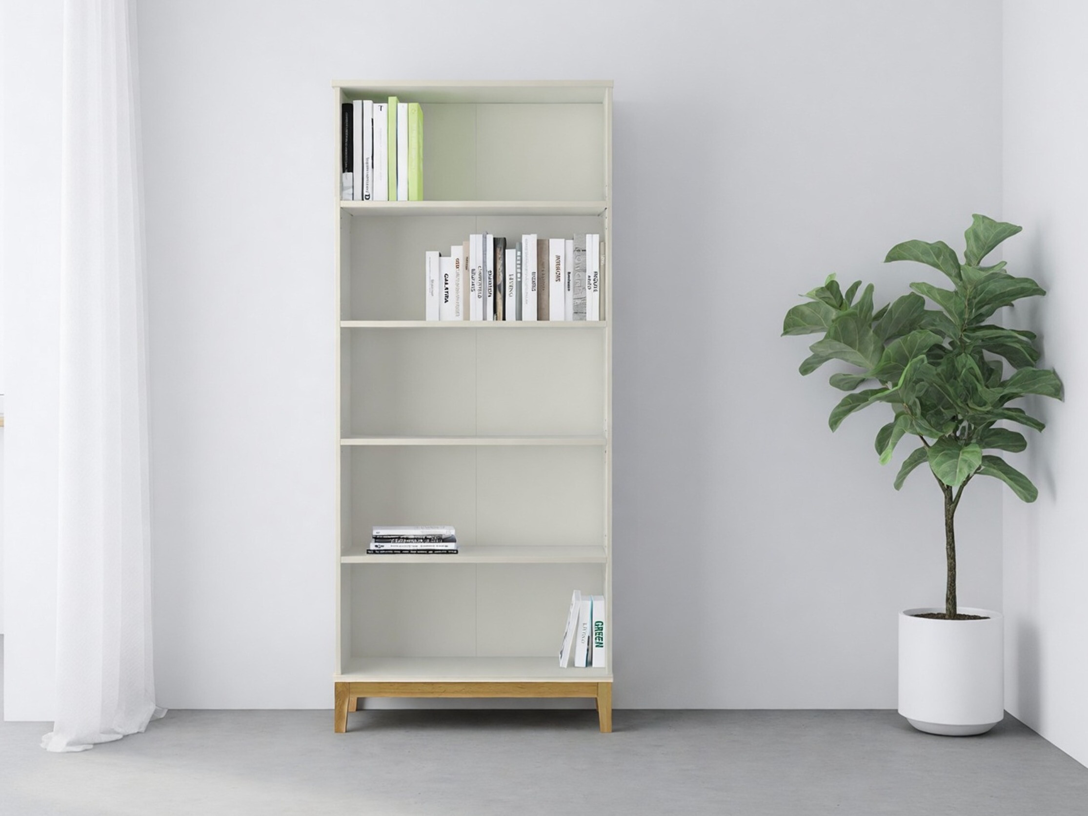 Hylly Felmelo 101 (Valkoinen + Wotan tammi)