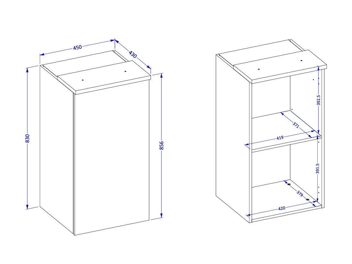 Seinäkaappi Nolcala 102 (Tammi + Beige)