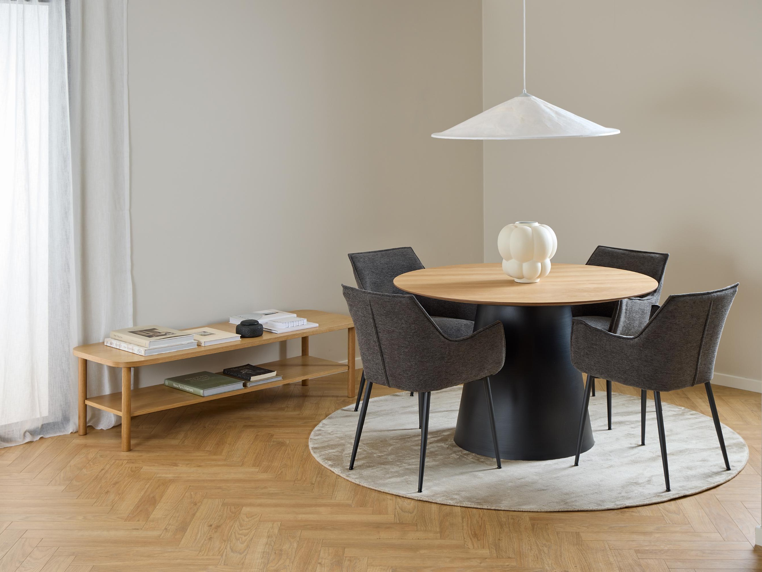 Pöytä Norsica 909 (Musta + Tammi)