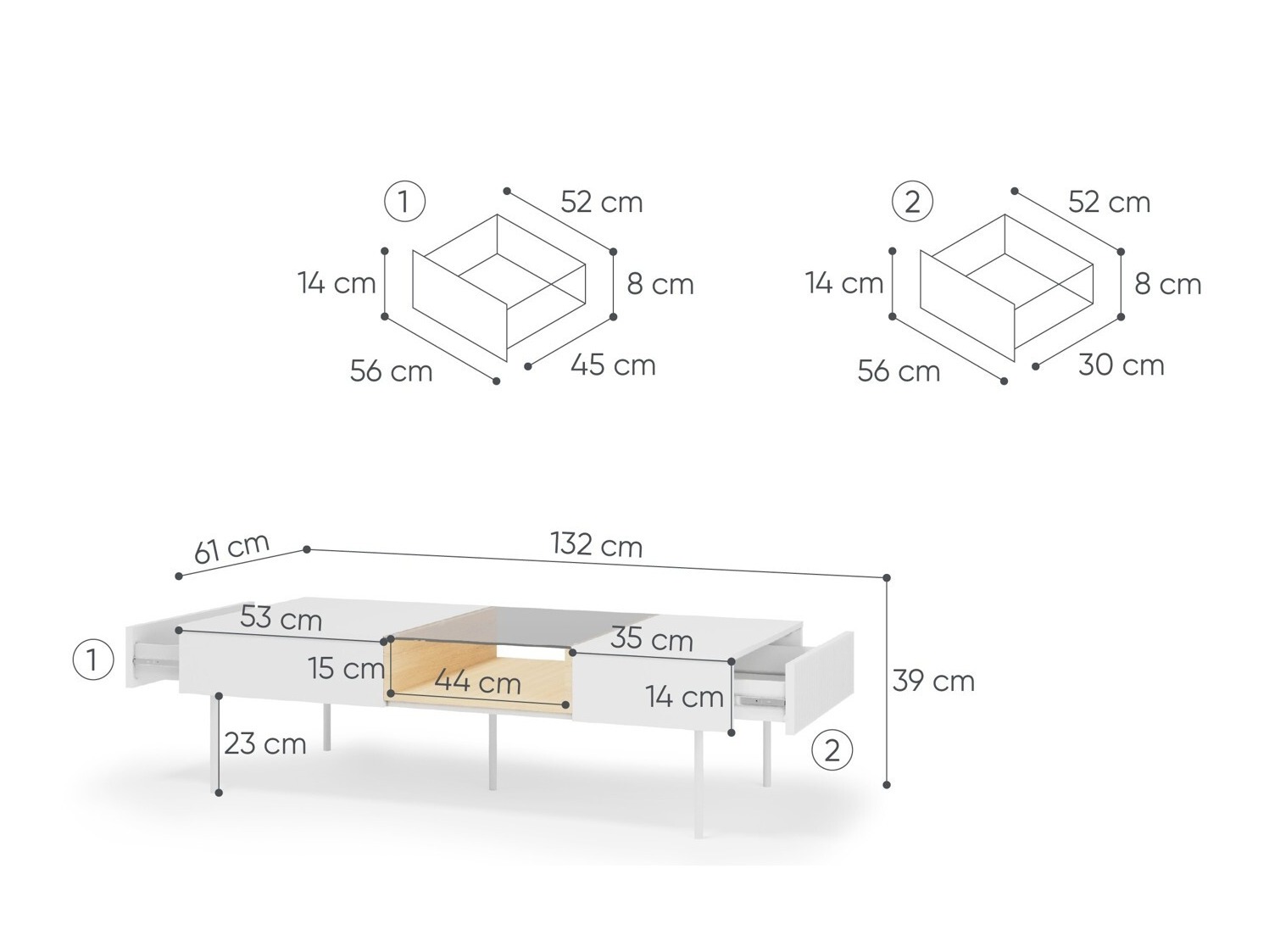 Sohvapöytä Mirbelo 106