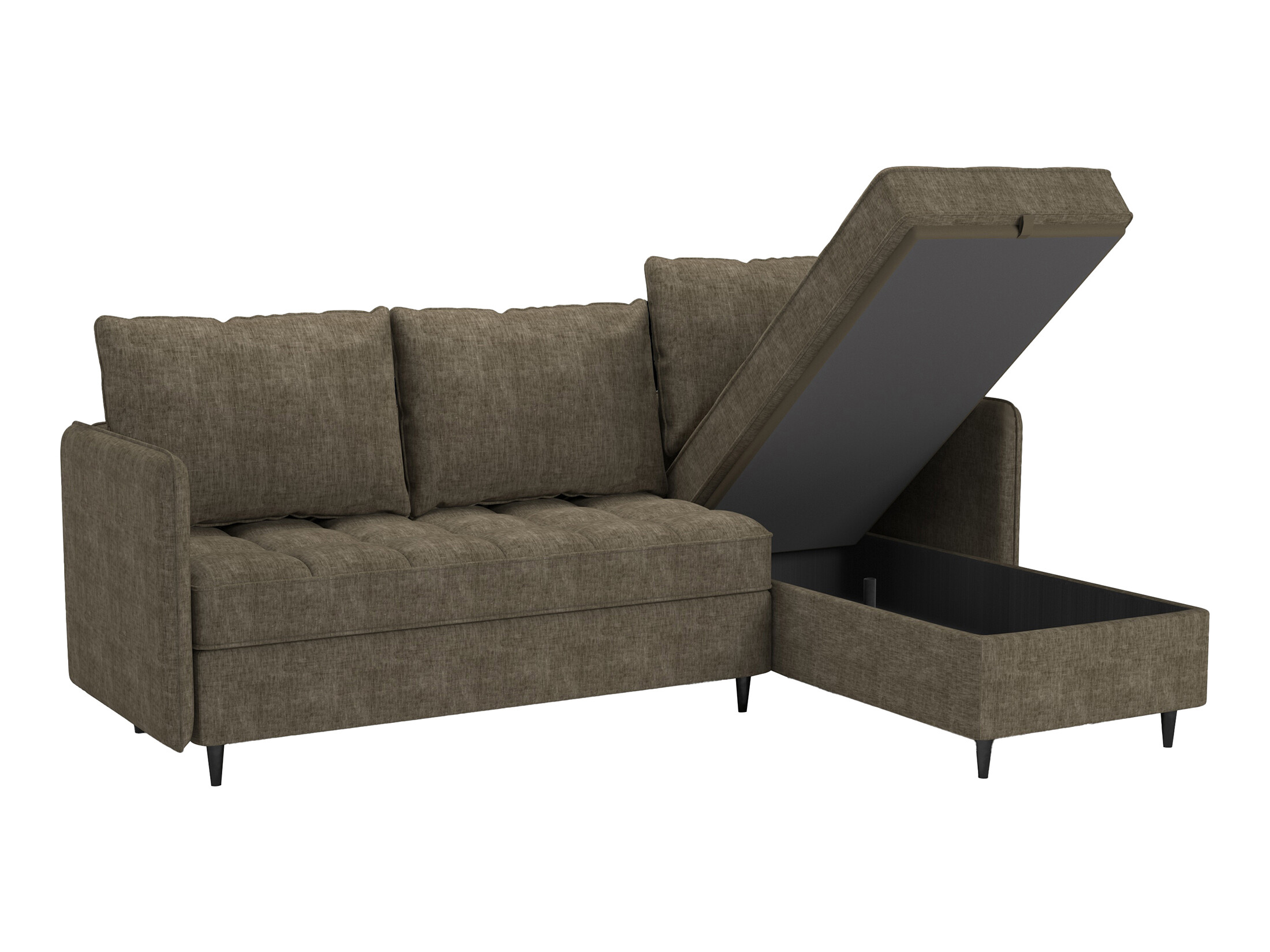 Kulmasohva Denton 1529 (Ruskea)