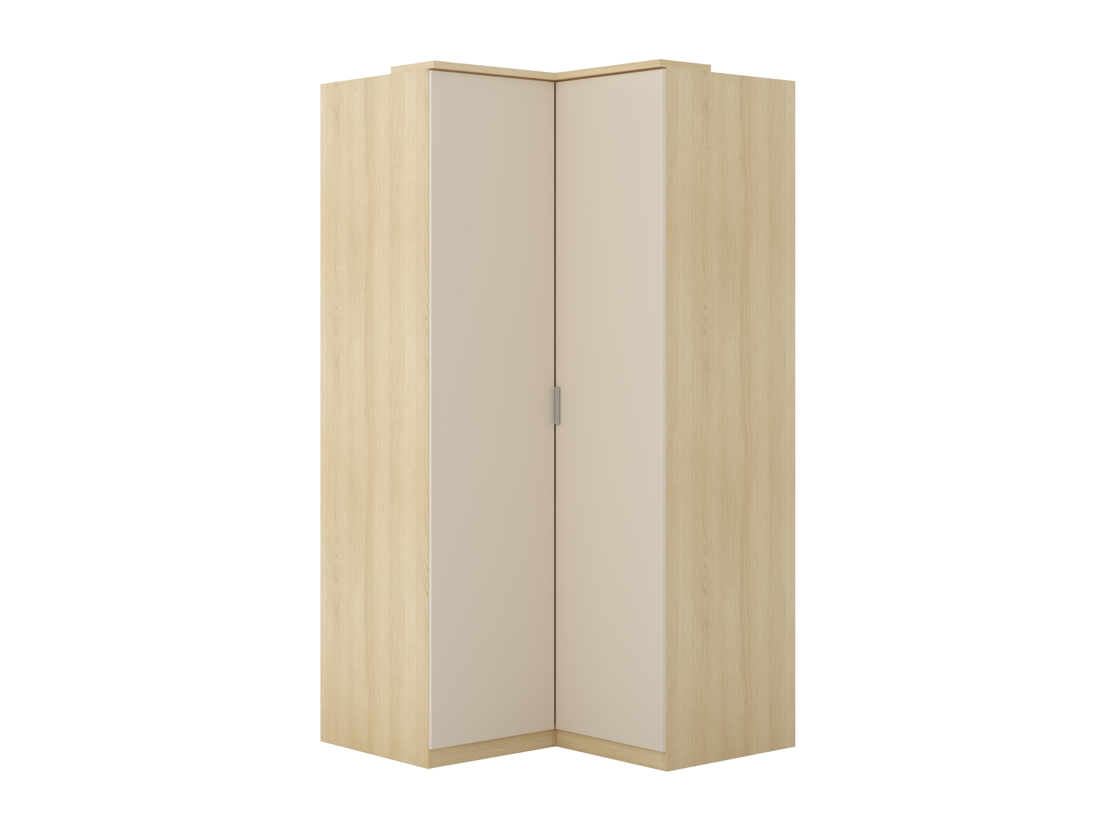Kulmavaatekaappi Nolcala 107 (Tammi + Beige)