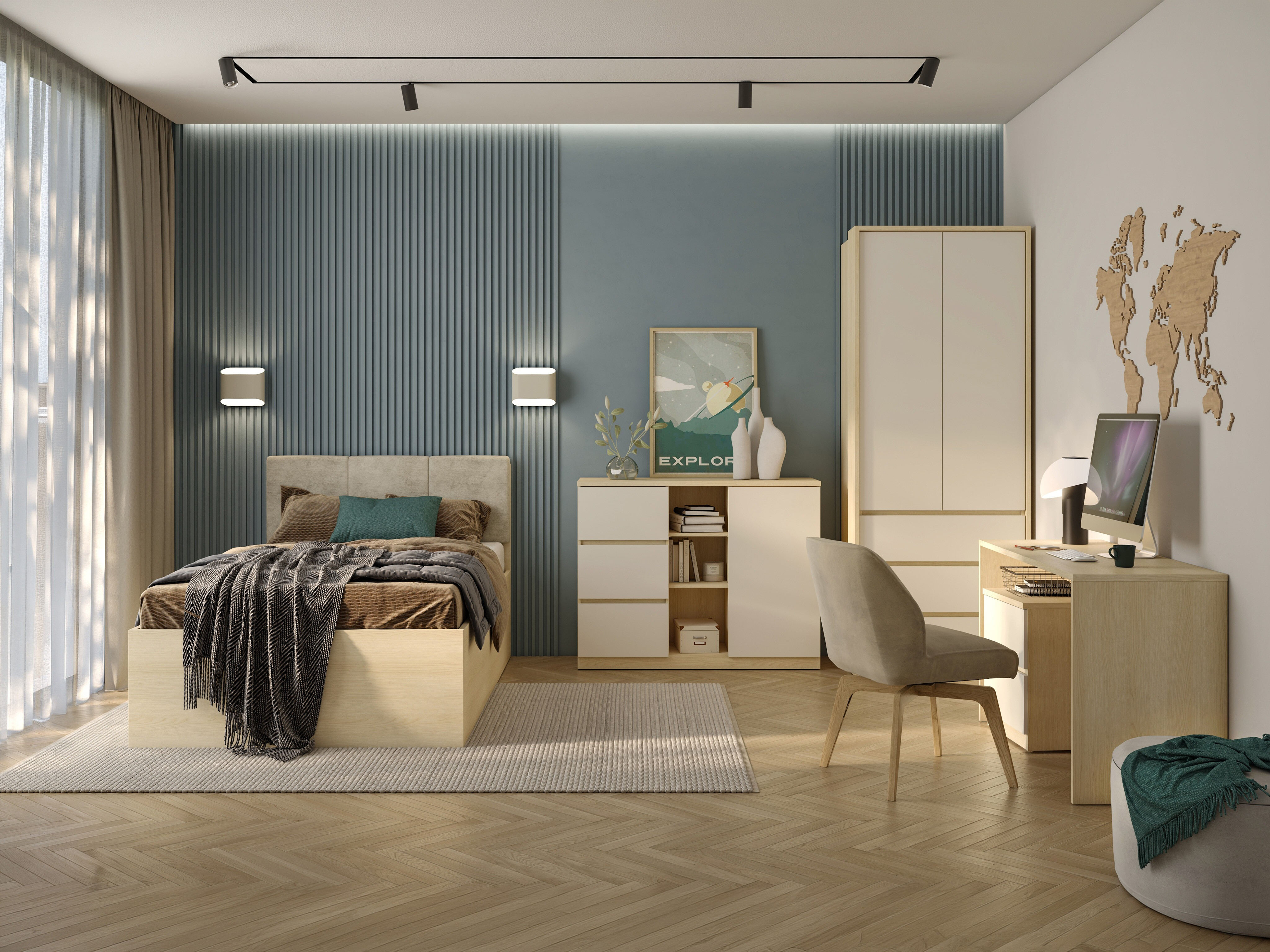 Lipasto Nolcala 109 (Tammi + Beige)