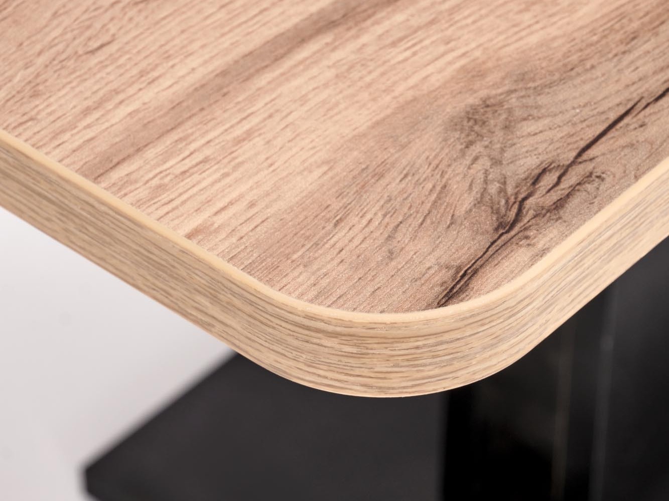 Muunnettava sohvapöytä Houston 1253 (Wotan tammi + Musta)