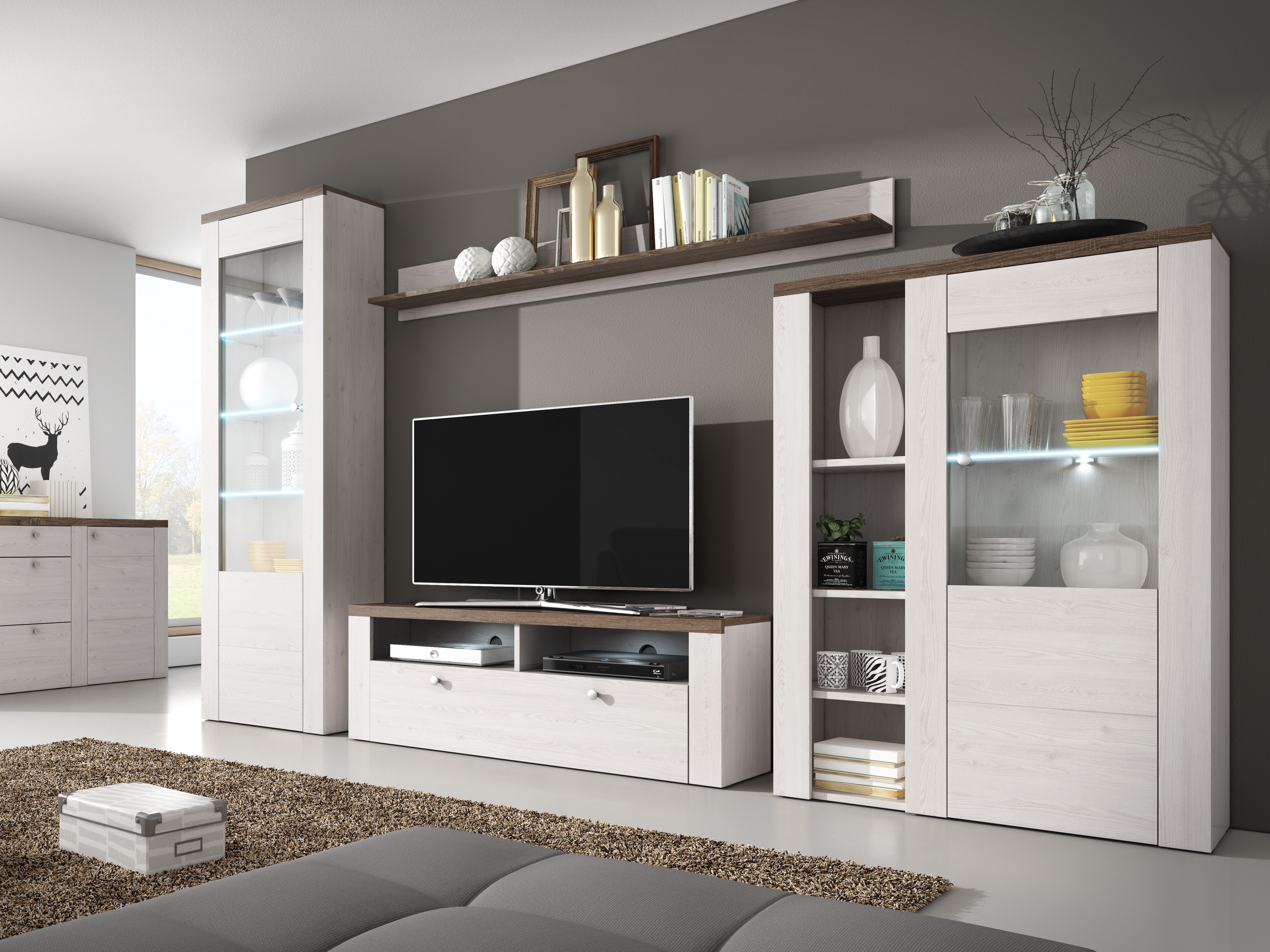 Seinähylly Salelbo 101 (Sibu-lehtikuusi + Tryffeli tammi)