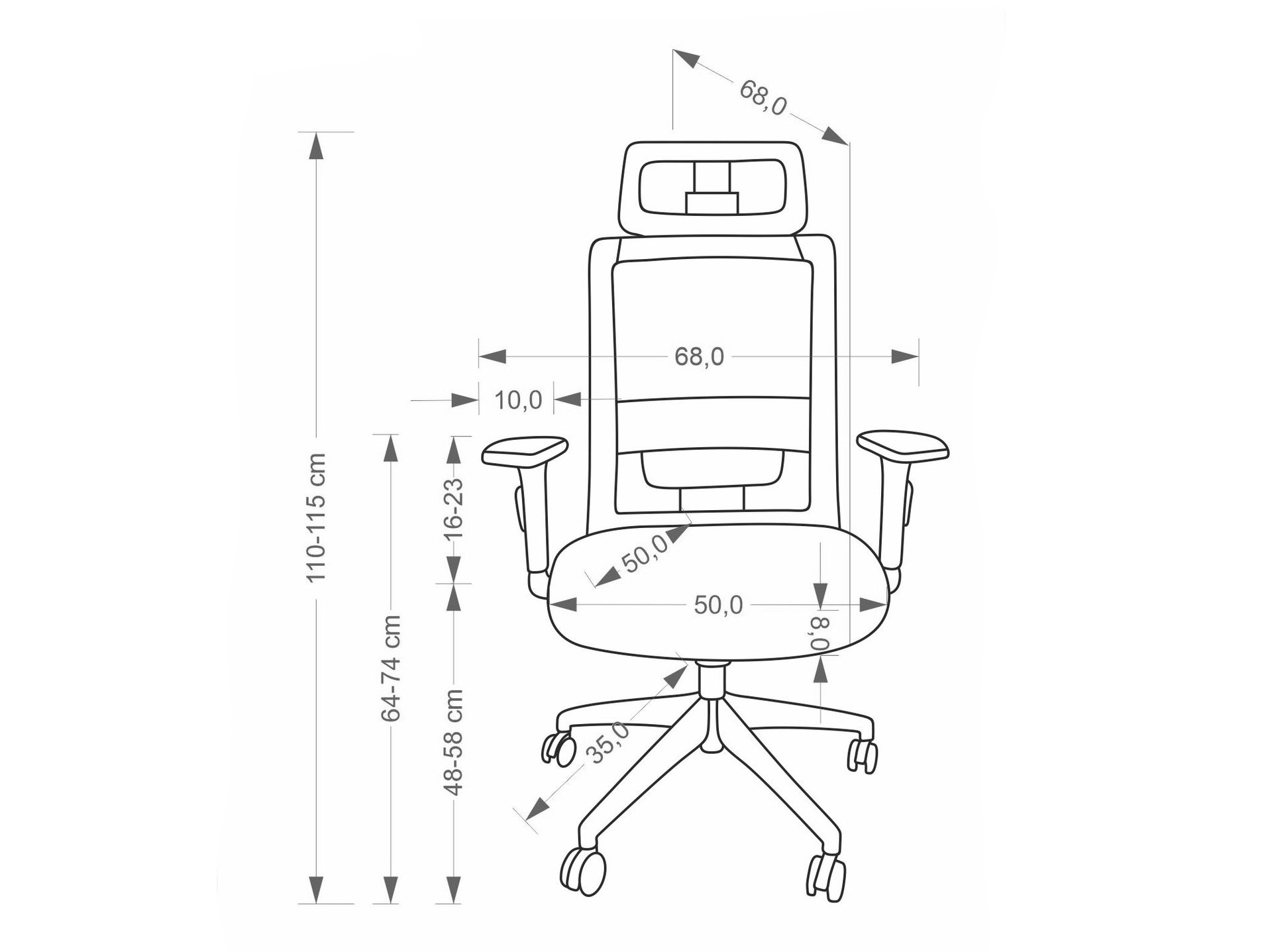 Toimistotuoli Houston 2113