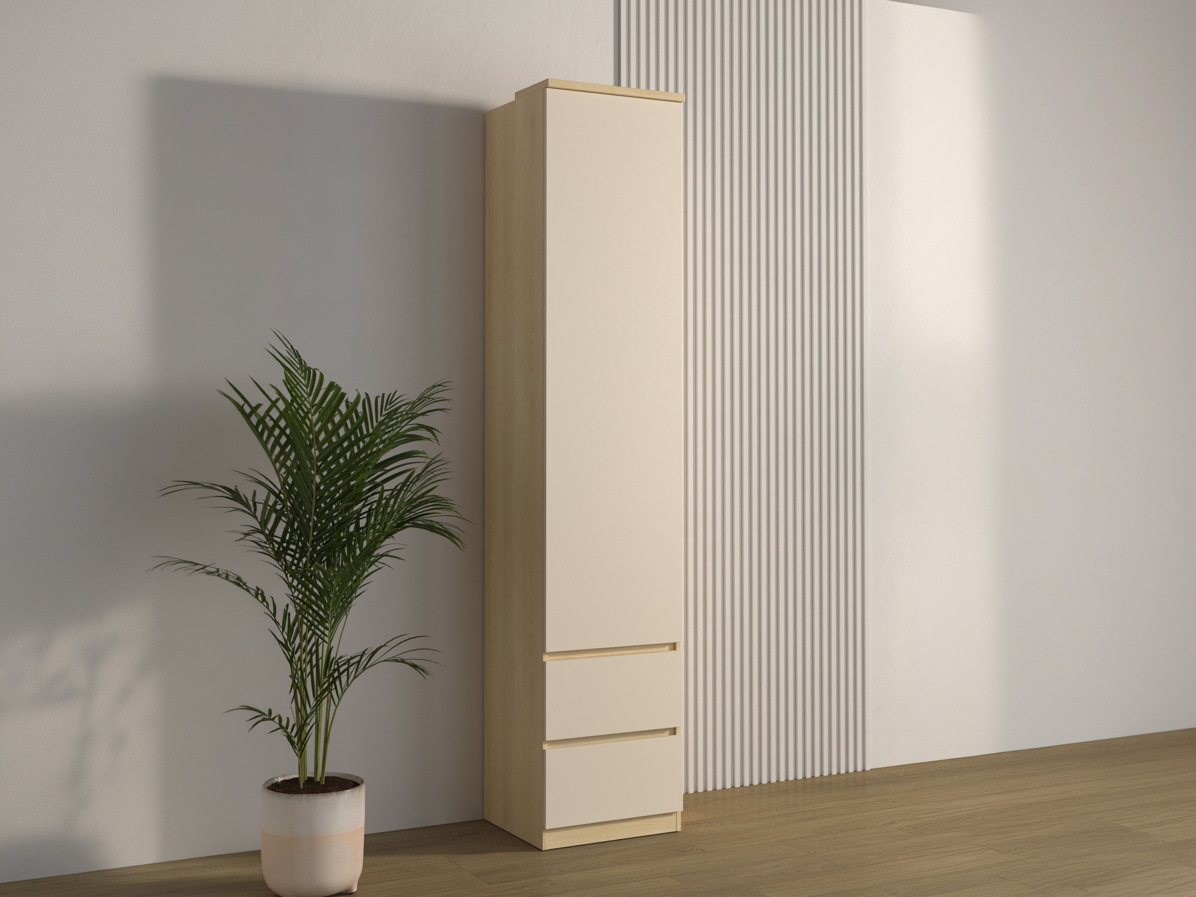 Hylly Nolcala 115 (Tammi + Beige)