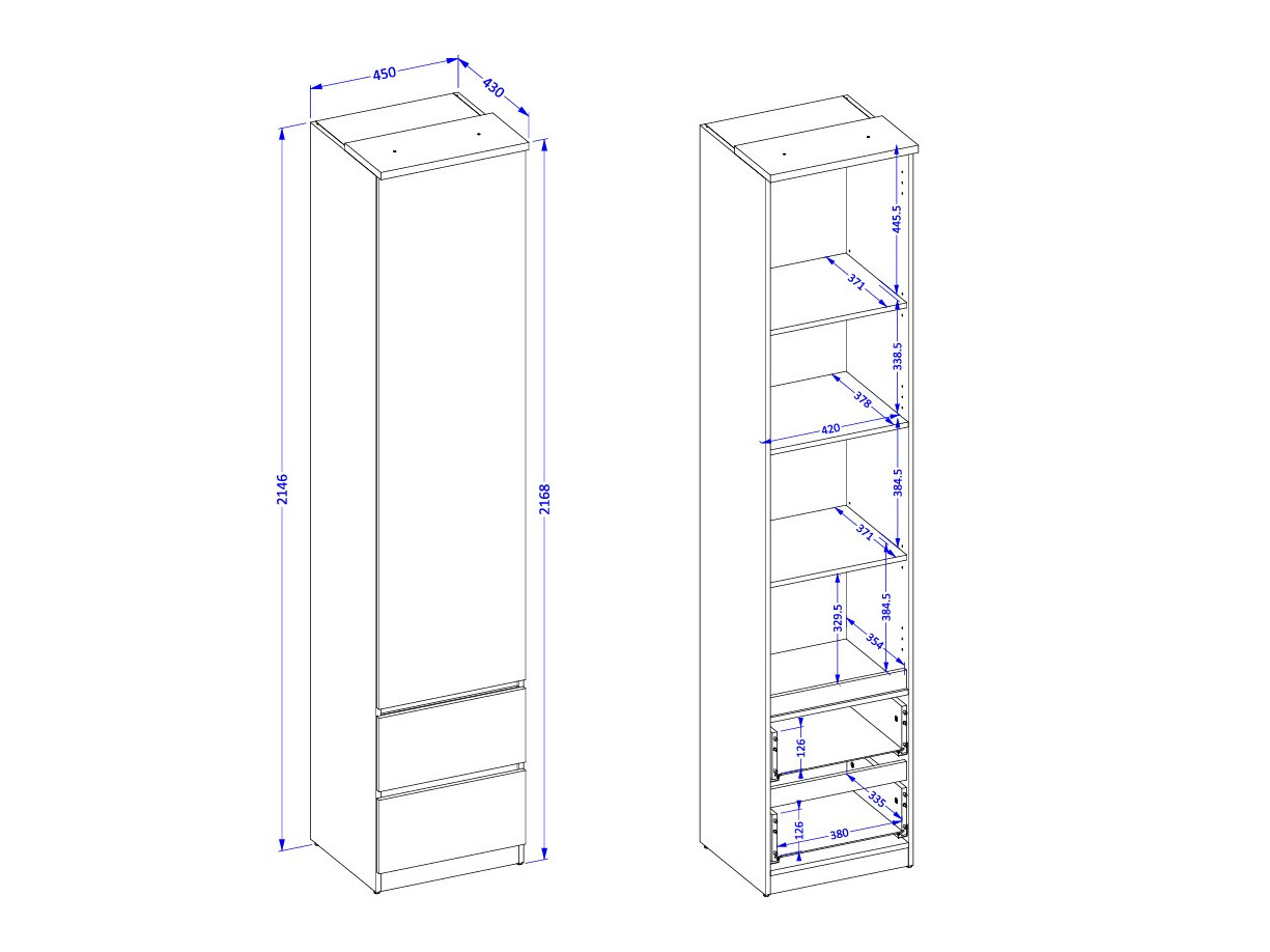Hylly Nolcala 115 (Tammi + Beige)