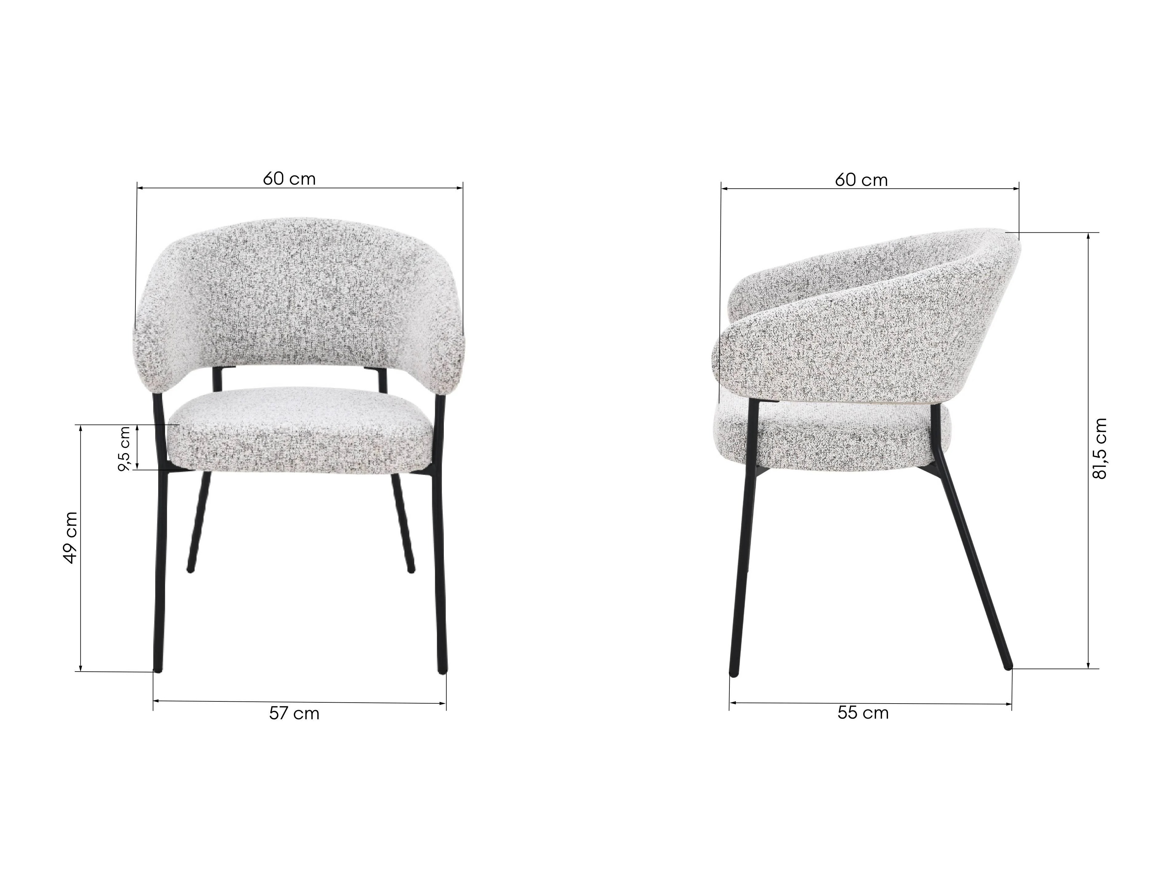 Tuoli Burleson 749 (Musta + Harmaa beige)