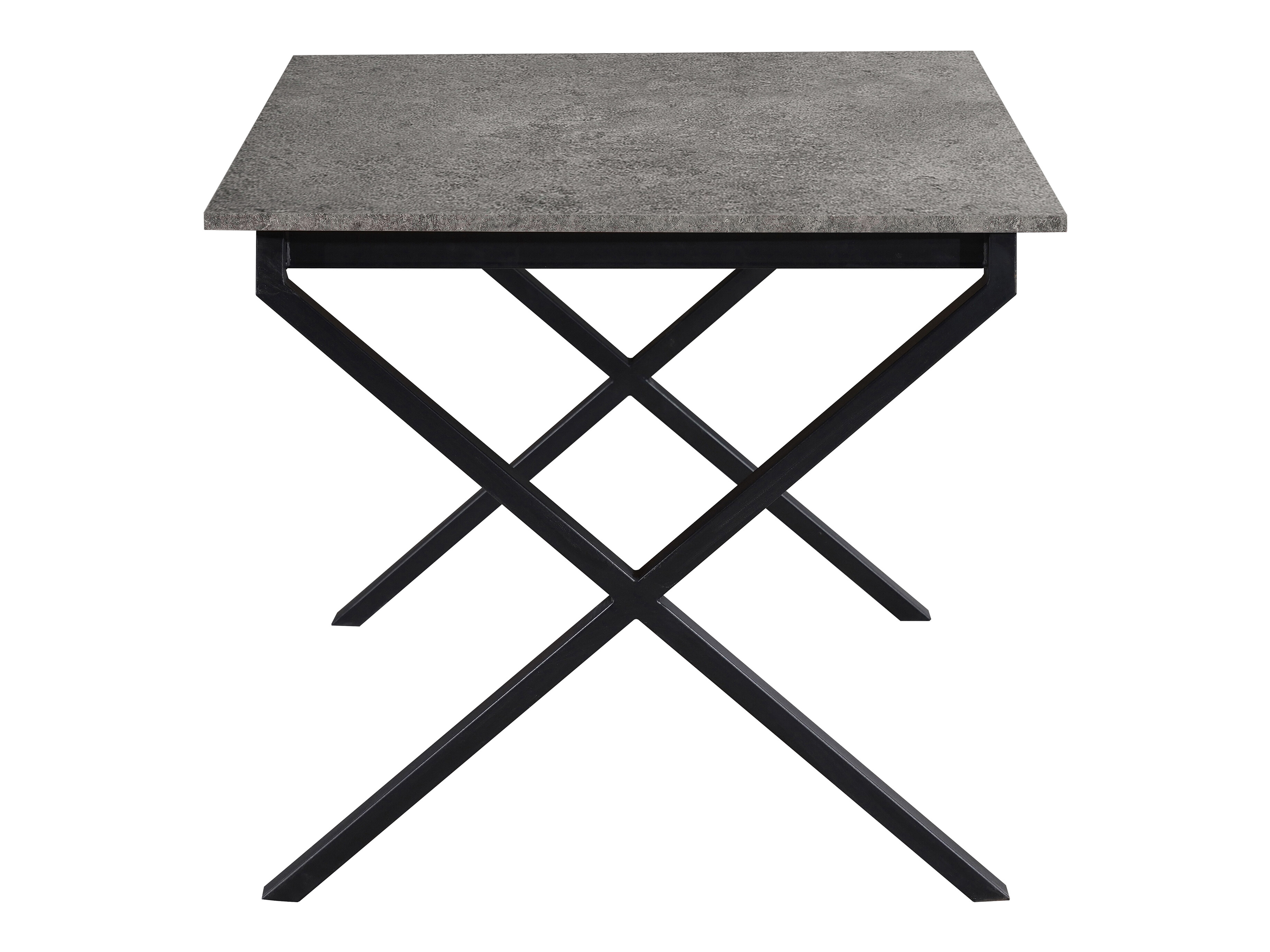 Pöytä Denton 1554 (Musta + Betoni)