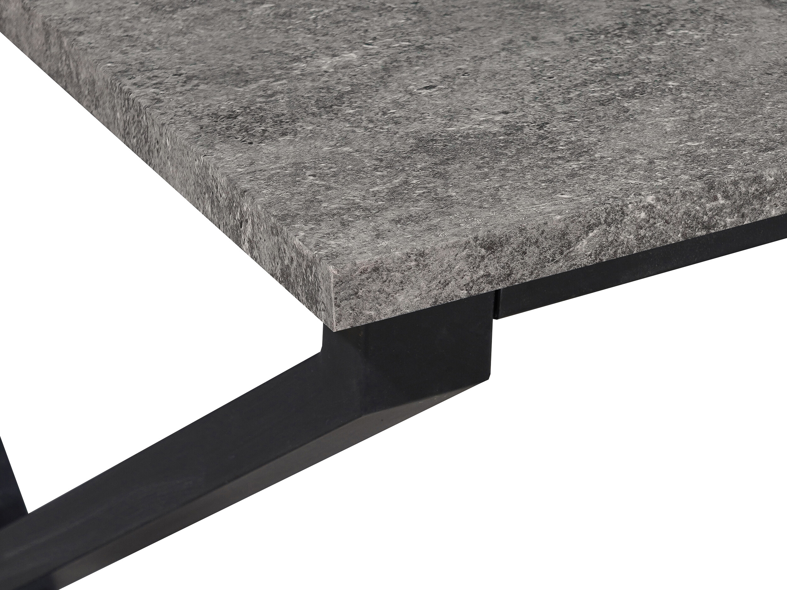 Pöytä Denton 1554 (Musta + Betoni)