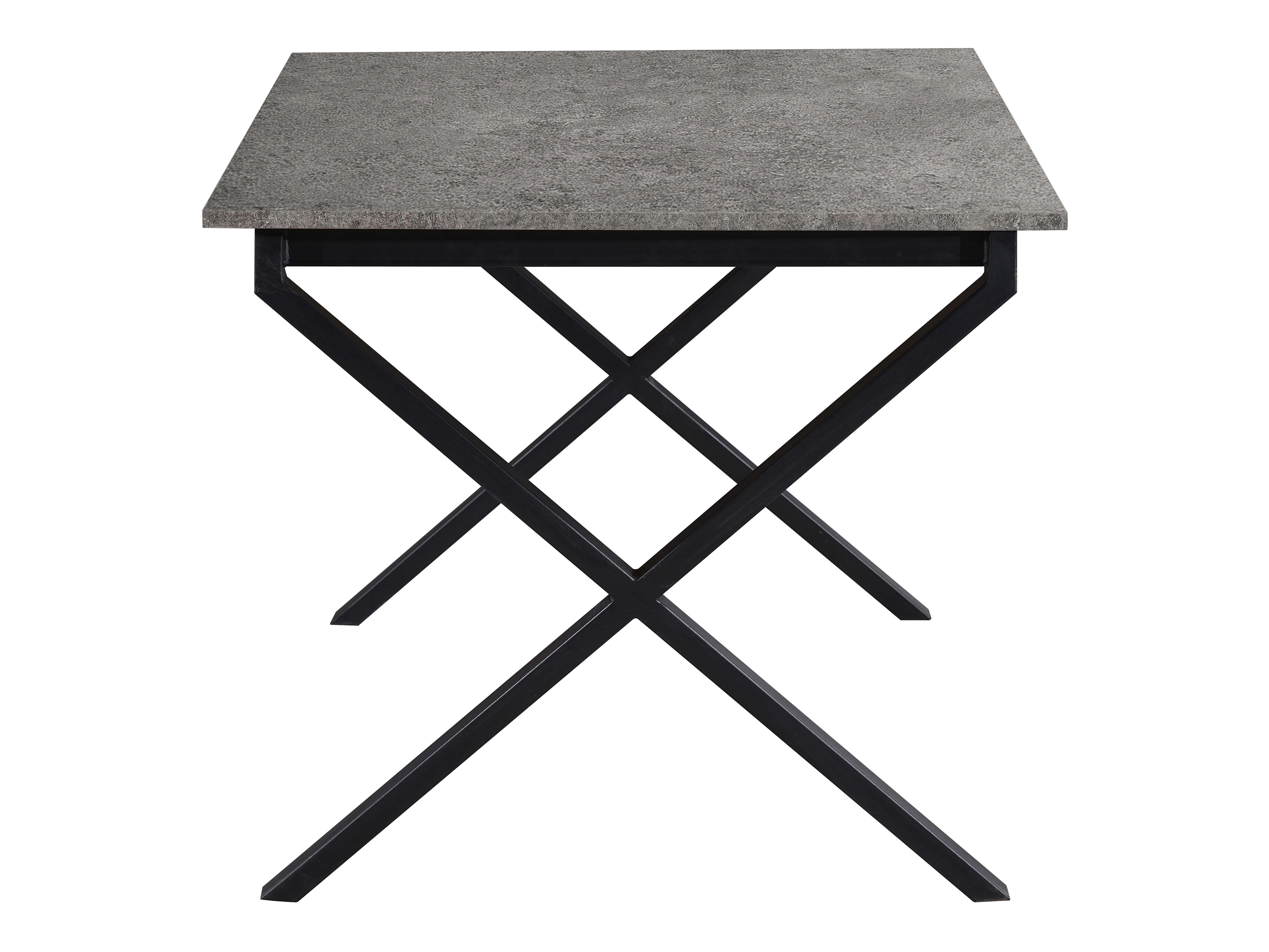Pöytä Denton 1555 (Musta + Betoni)
