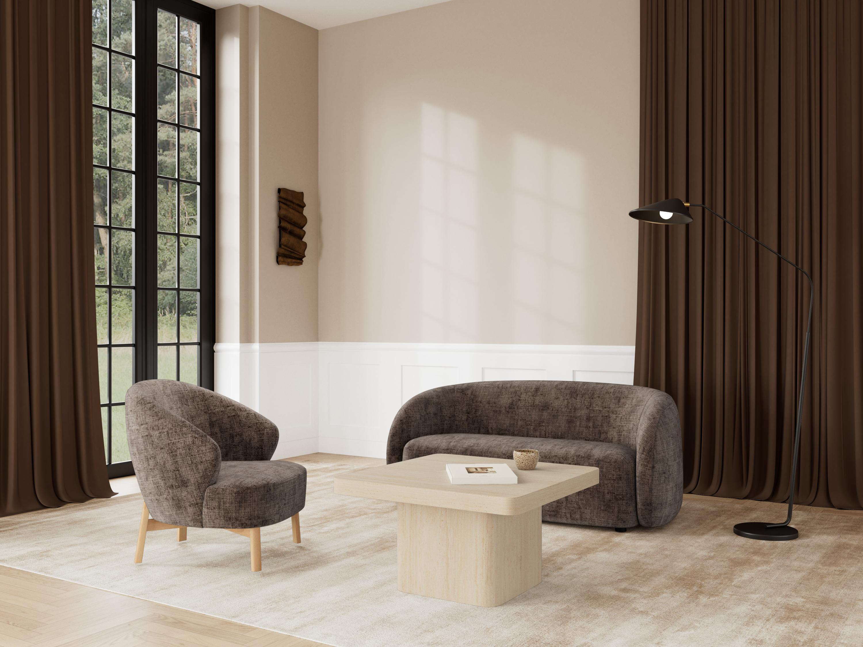 Nojatuoli Norsica 1064 (Tummanruskea + Tammi)