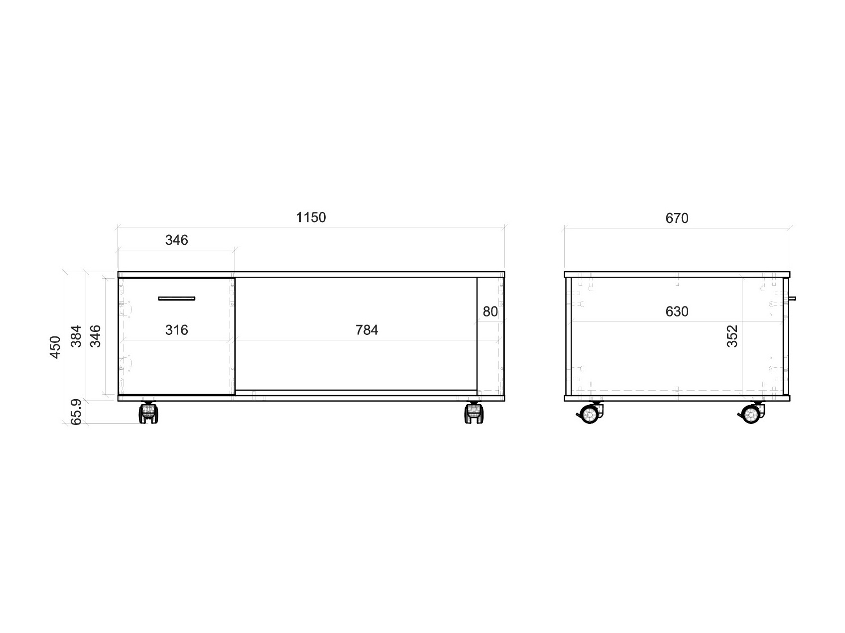 Sohvapöytä Tencati 105